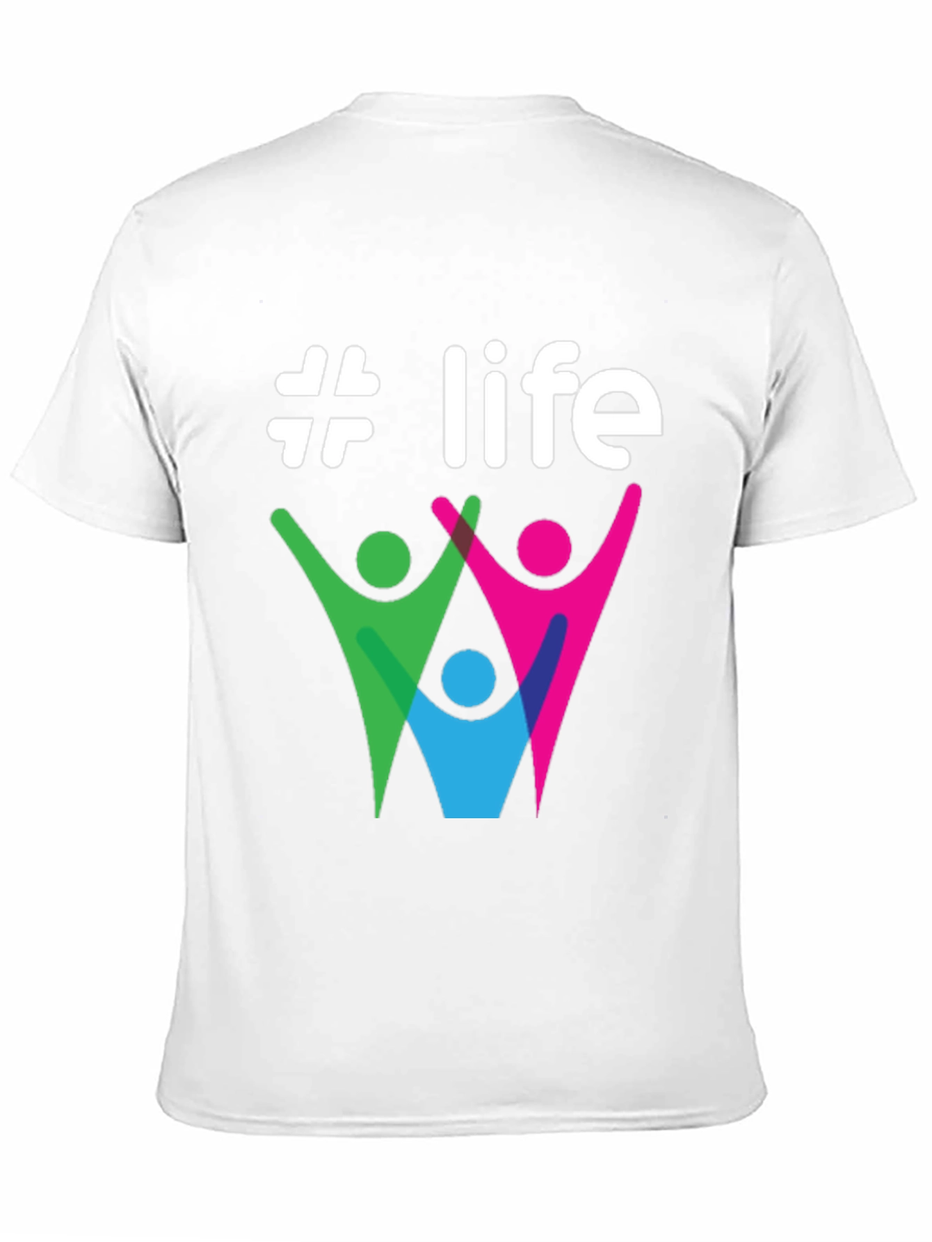 #Life Graphic Tee - Stylish Cotton Casual T-Shirt