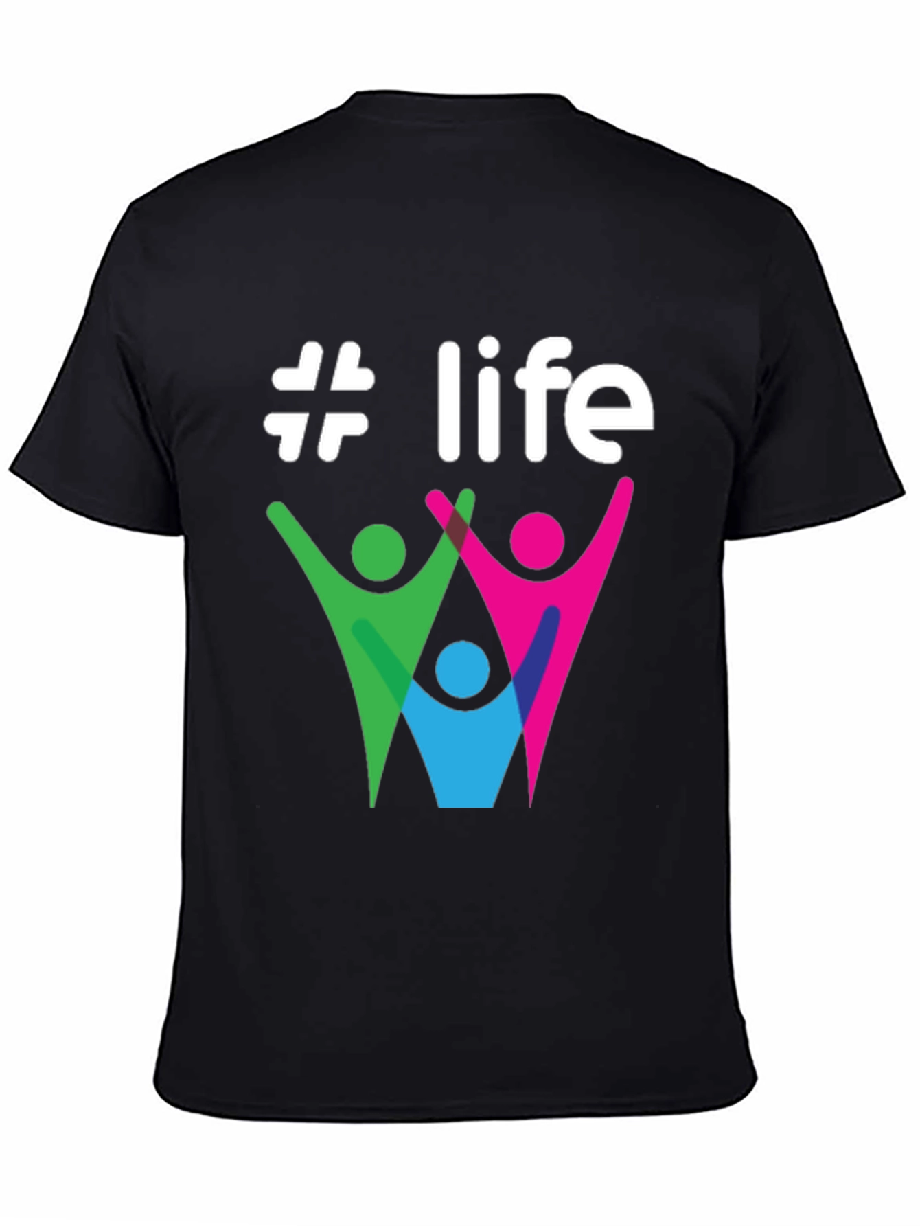#Life Graphic Tee - Stylish Cotton Casual T-Shirt