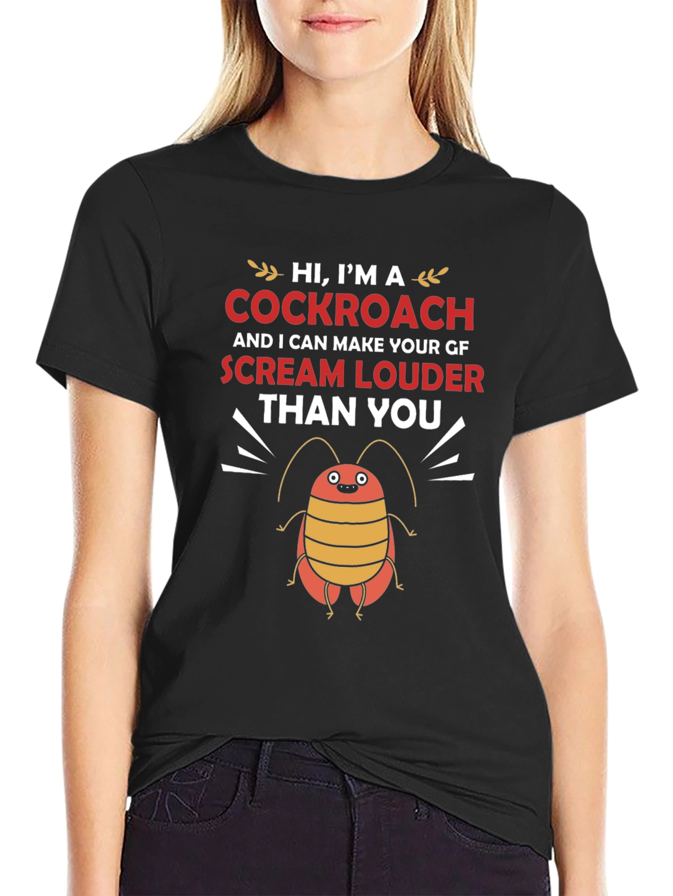 Funny Cockroach Scream T-Shirt