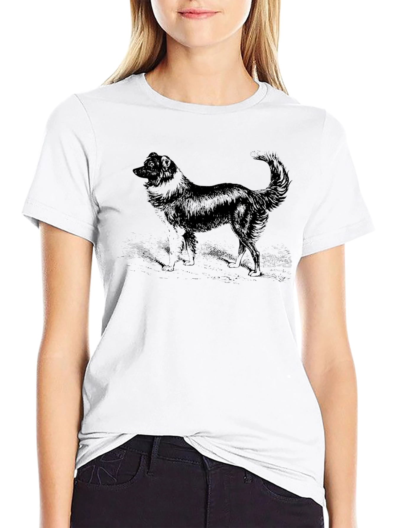 Dog Graphic Print Tee - Classic Unisex Fit