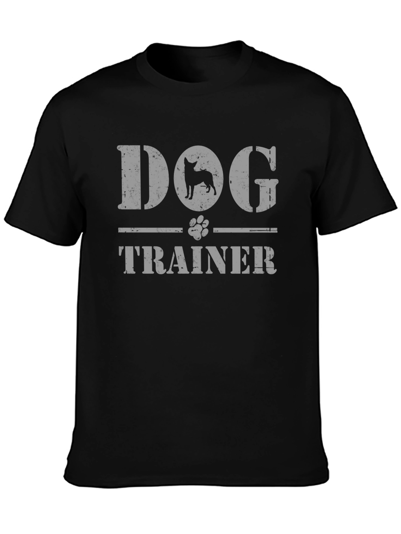 Dog Trainer T-Shirt - Distressed Graphic Tee