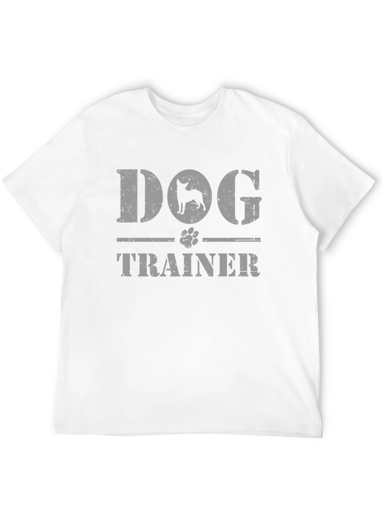 Dog Trainer T-Shirt - Distressed Graphic Tee