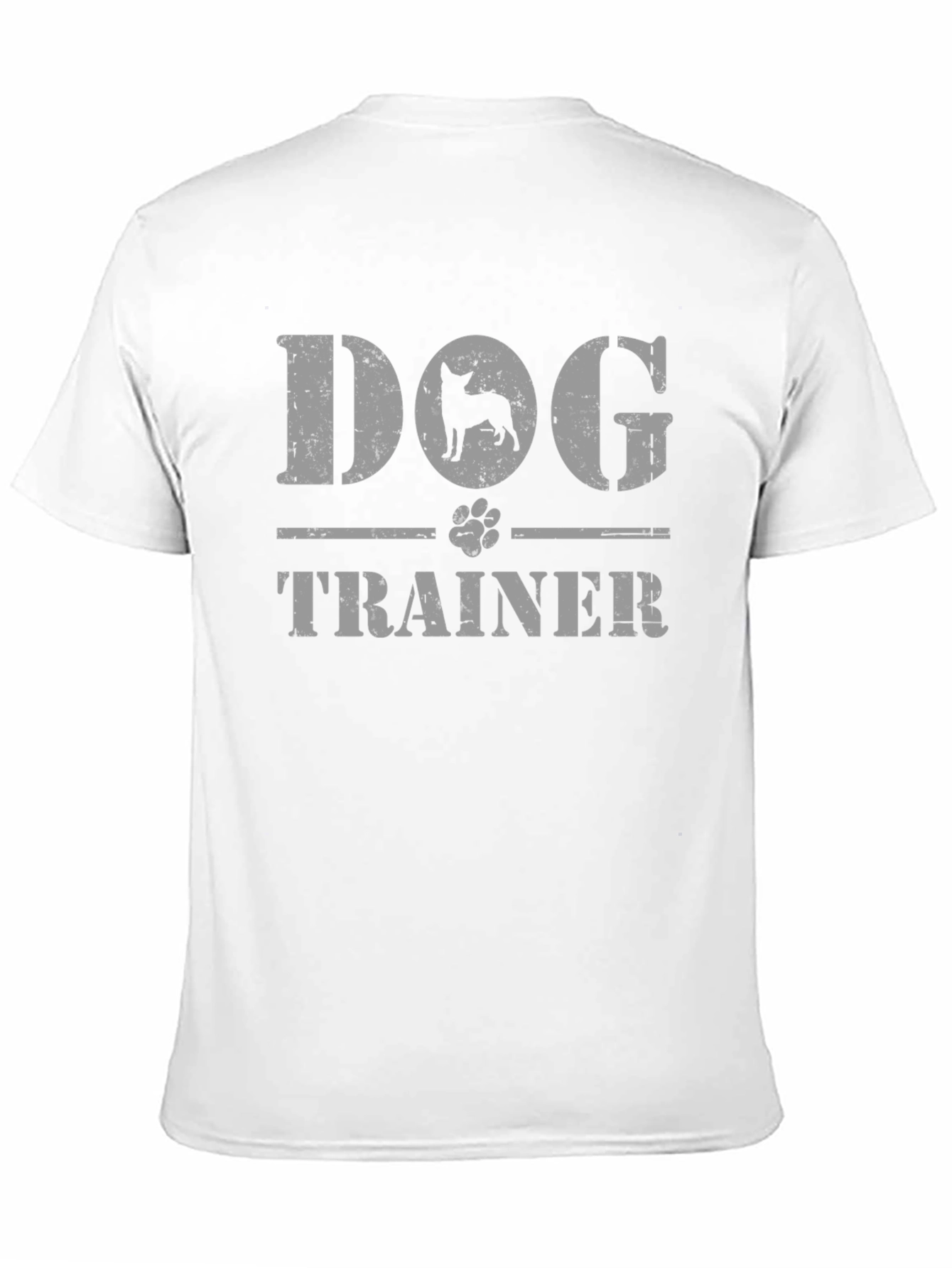 Dog Trainer T-Shirt - Distressed Graphic Tee