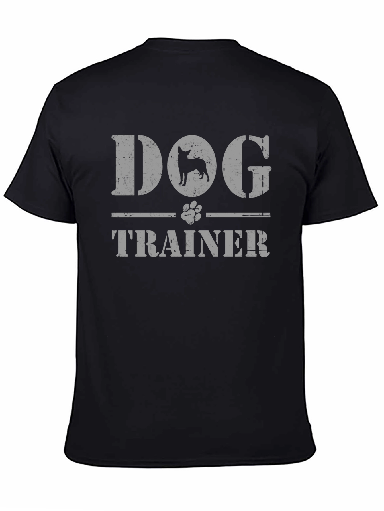 Dog Trainer T-Shirt - Distressed Graphic Tee