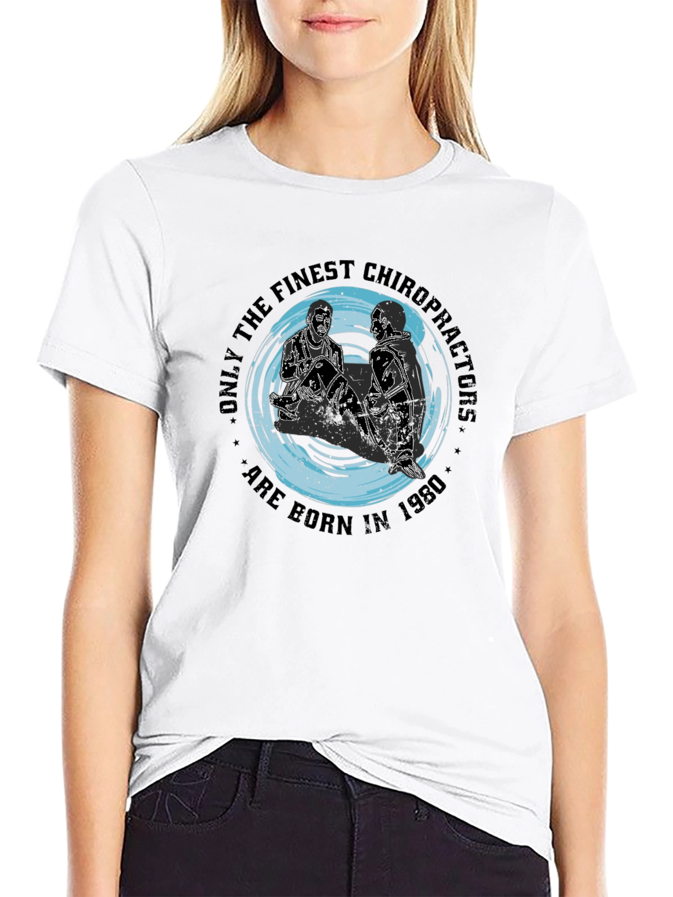 Finest Chiropractors Born in 1980 T-Shirt