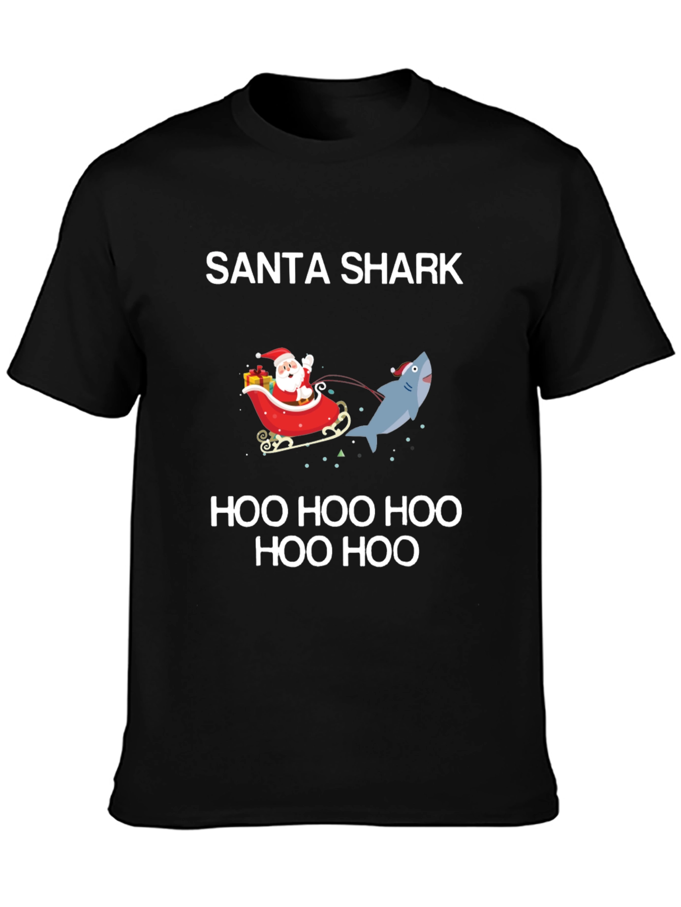 Santa Shark Holiday T-Shirt: Festive Fun