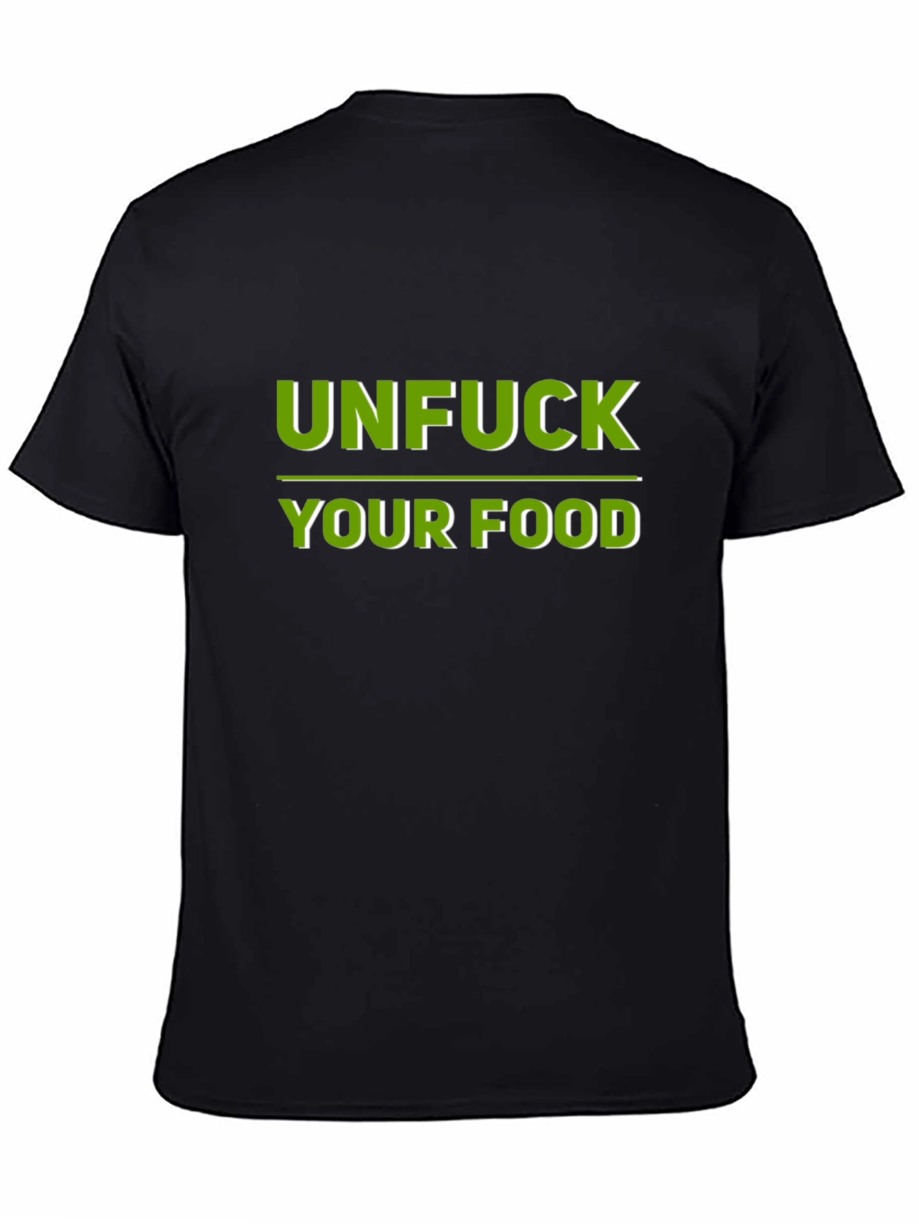 Unfuck Your Food Graphic Tee - Black