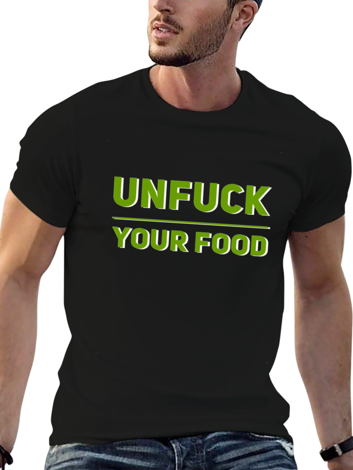 Unfuck Your Food Graphic Tee - Black