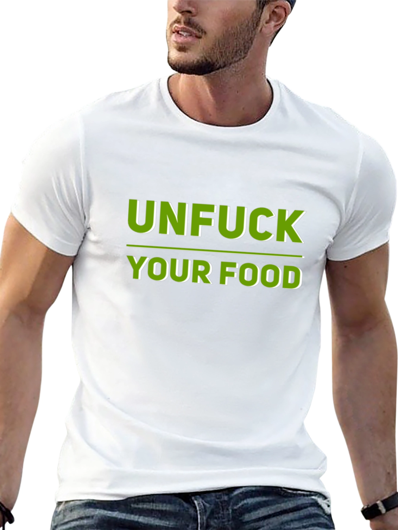 Unfuck Your Food Graphic Tee - Black