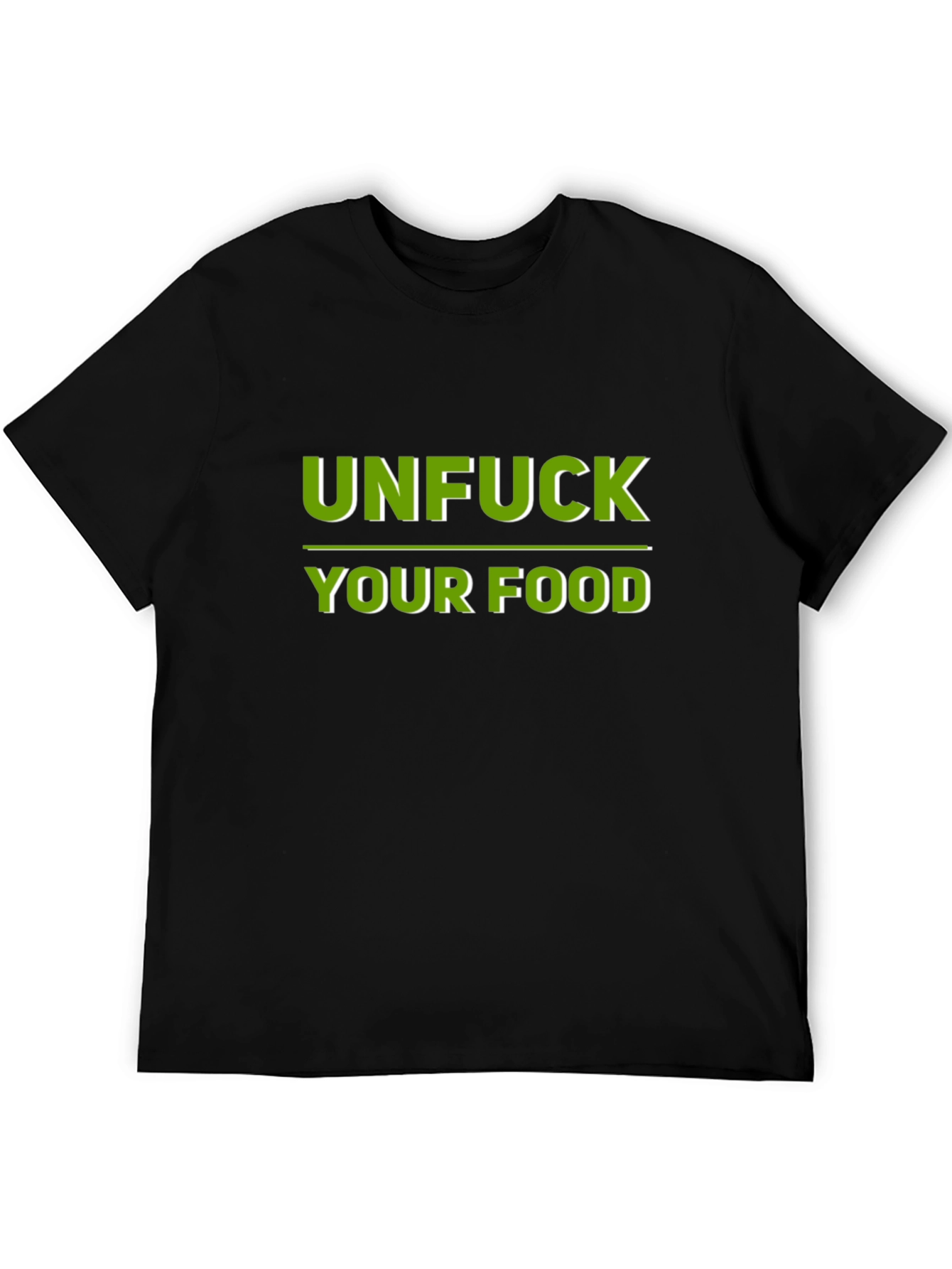 Unfuck Your Food Graphic Tee - Black