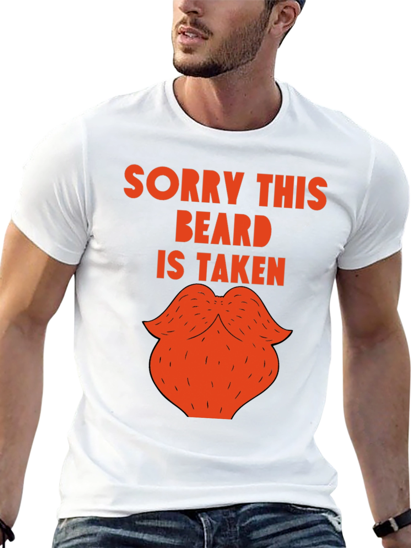 Sorry This Beard Is Taken Funny Graphic Tee