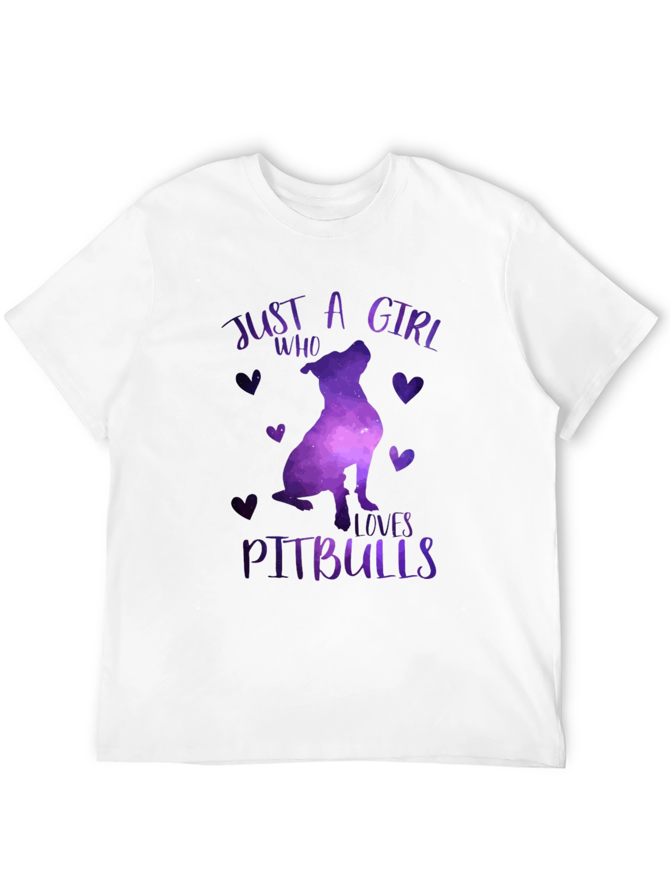 Just A Girl Who Loves Pitbulls T-Shirt