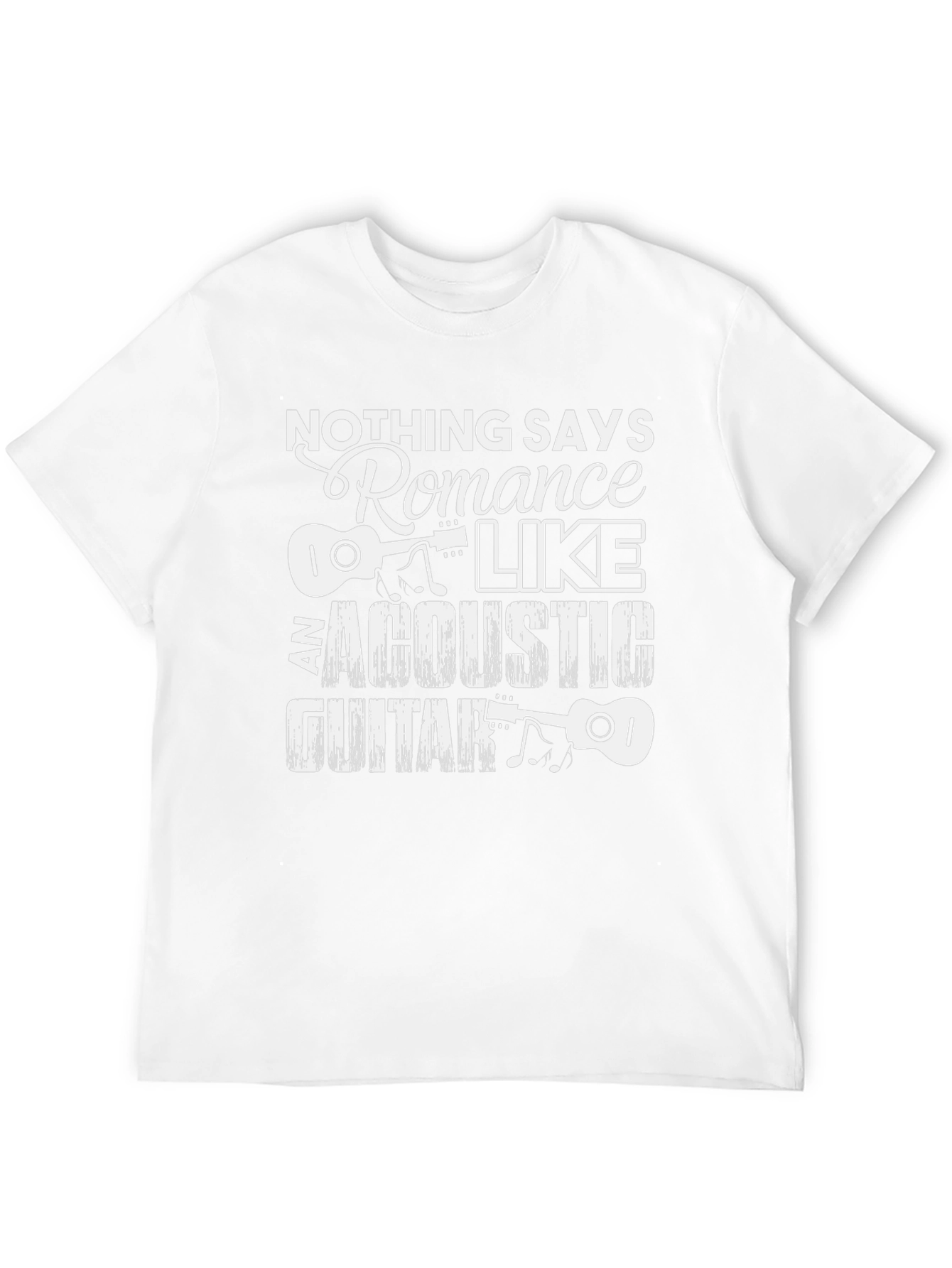 Acoustic Guitar Romance Graphic Tee