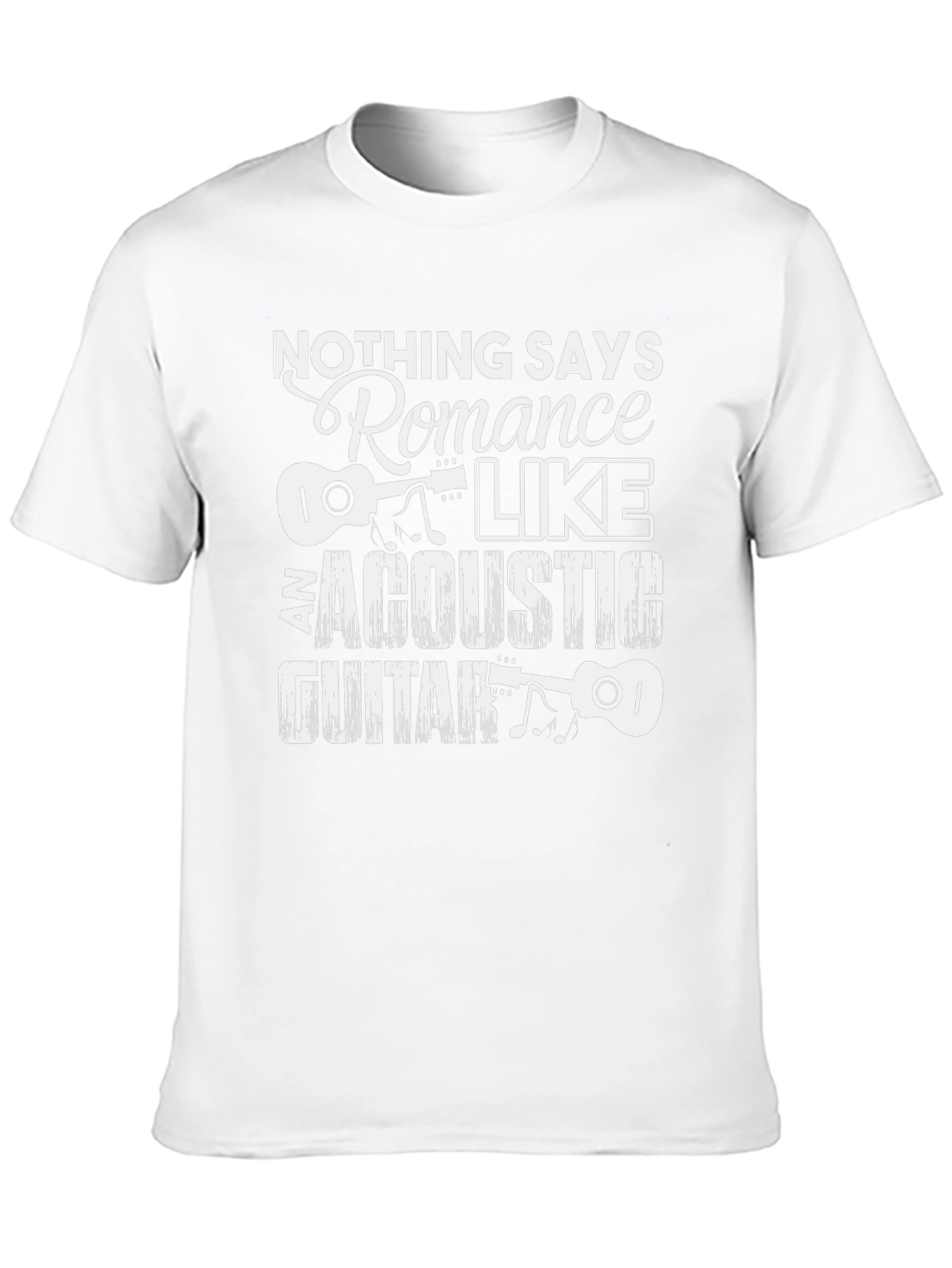 Acoustic Guitar Romance Graphic Tee