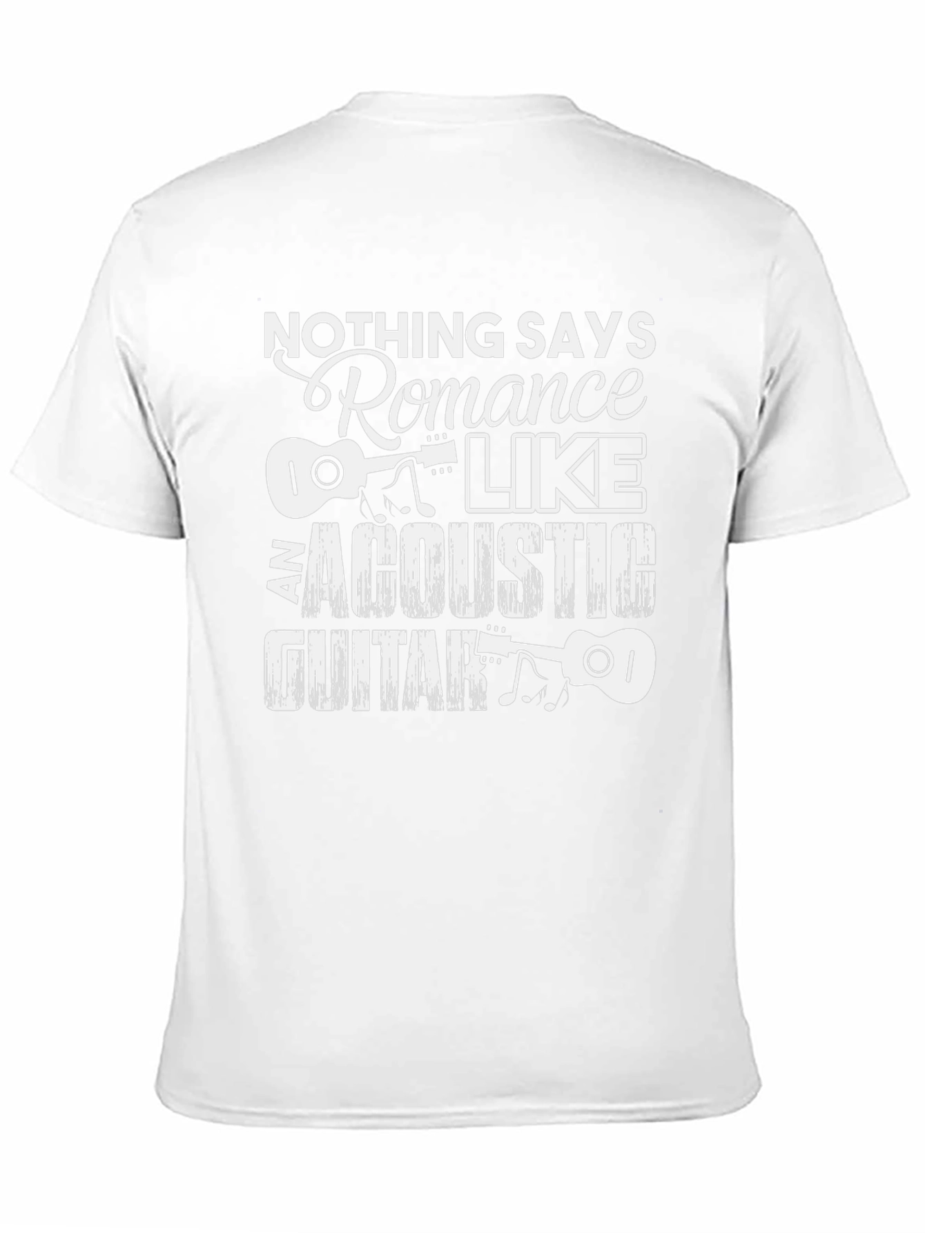 Acoustic Guitar Romance Graphic Tee