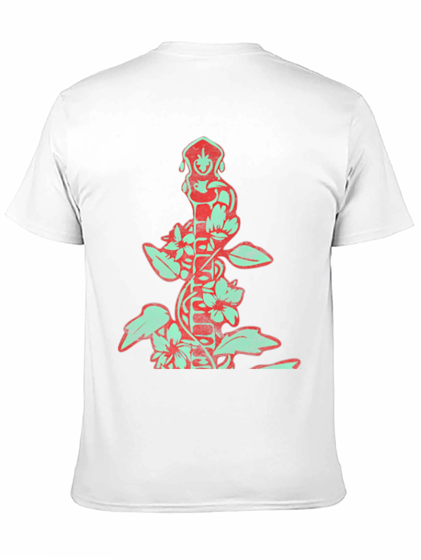 Floral Totem Graphic Print T-Shirt