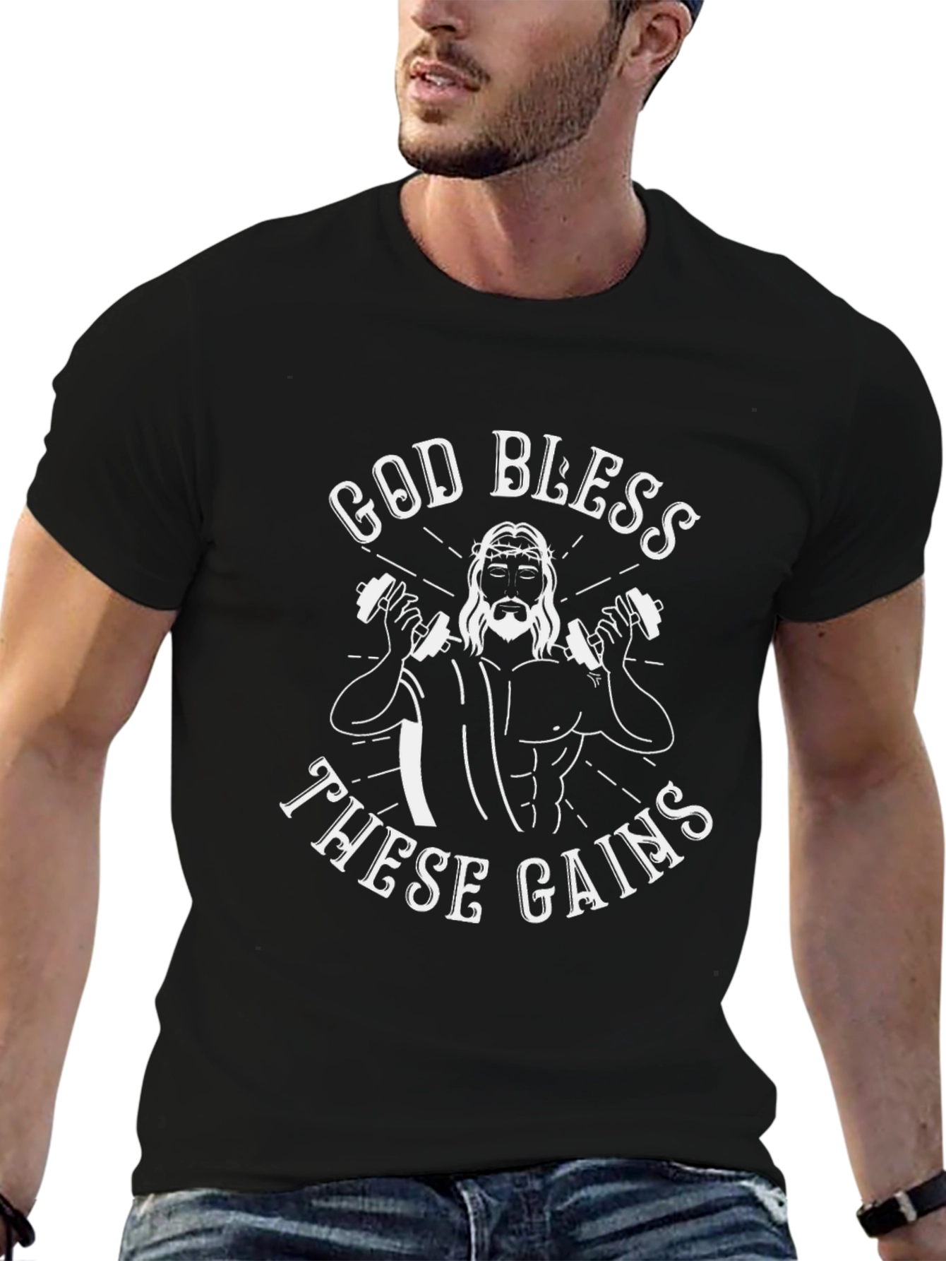 God Bless These Gains Graphic T-Shirt
