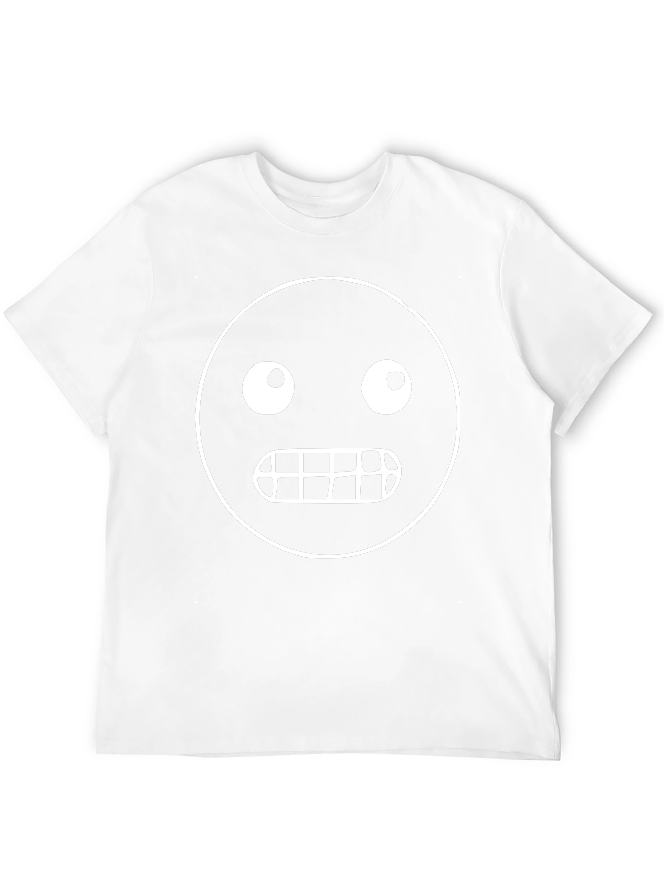 Funny Face Graphic Black T-Shirt