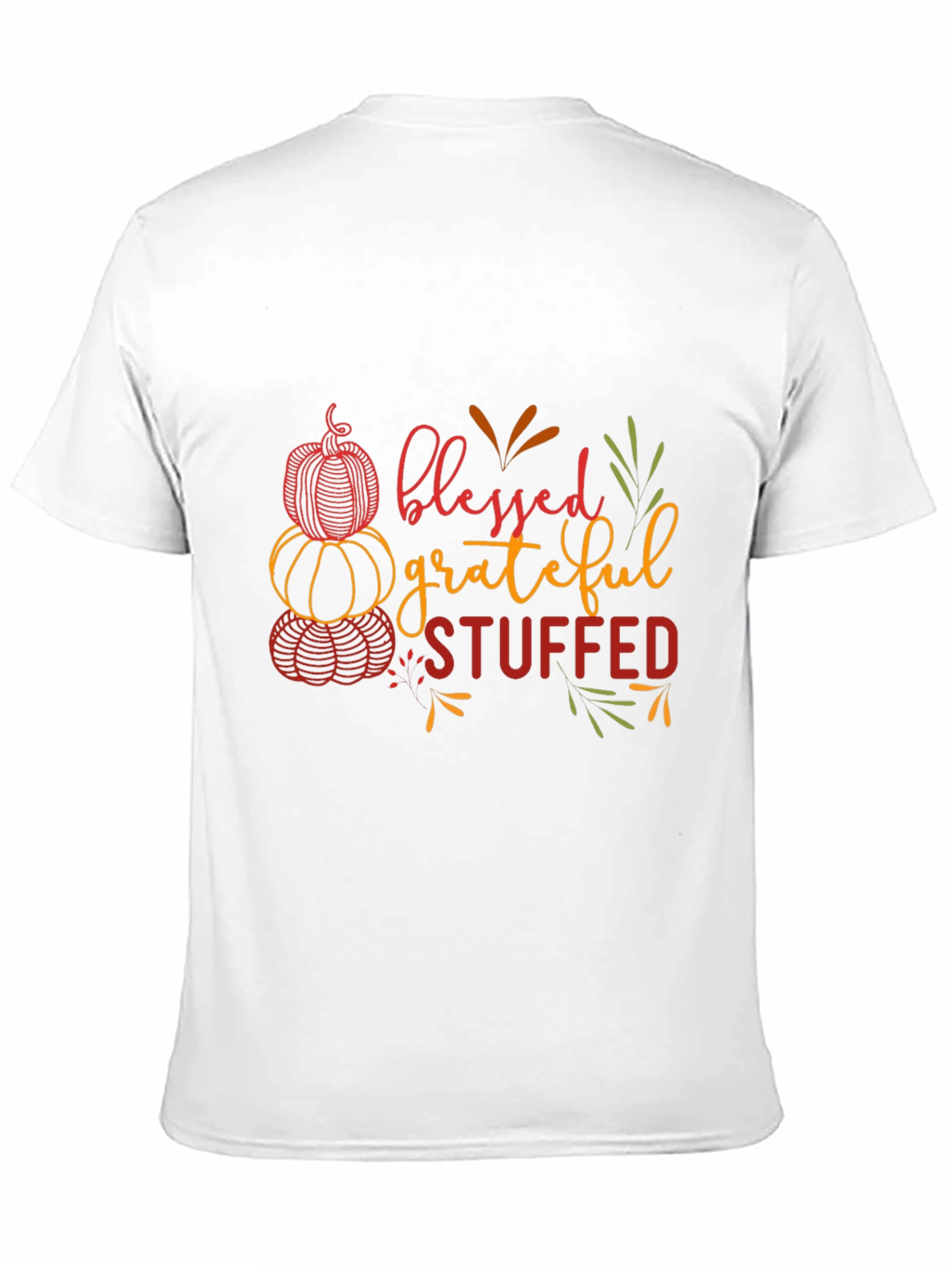 Blessed Grateful Stuffed Thanksgiving T-Shirt