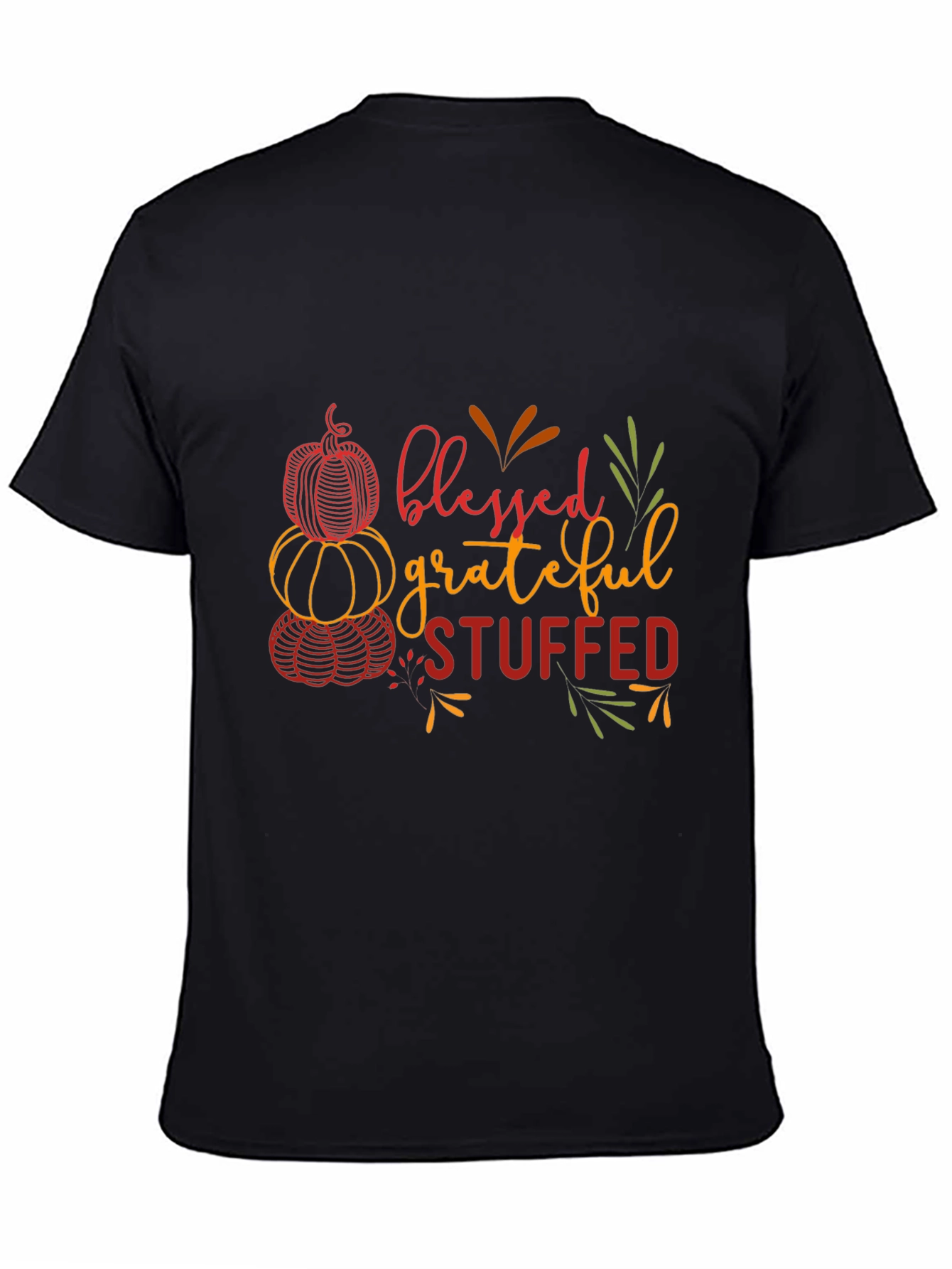 Blessed Grateful Stuffed Thanksgiving T-Shirt