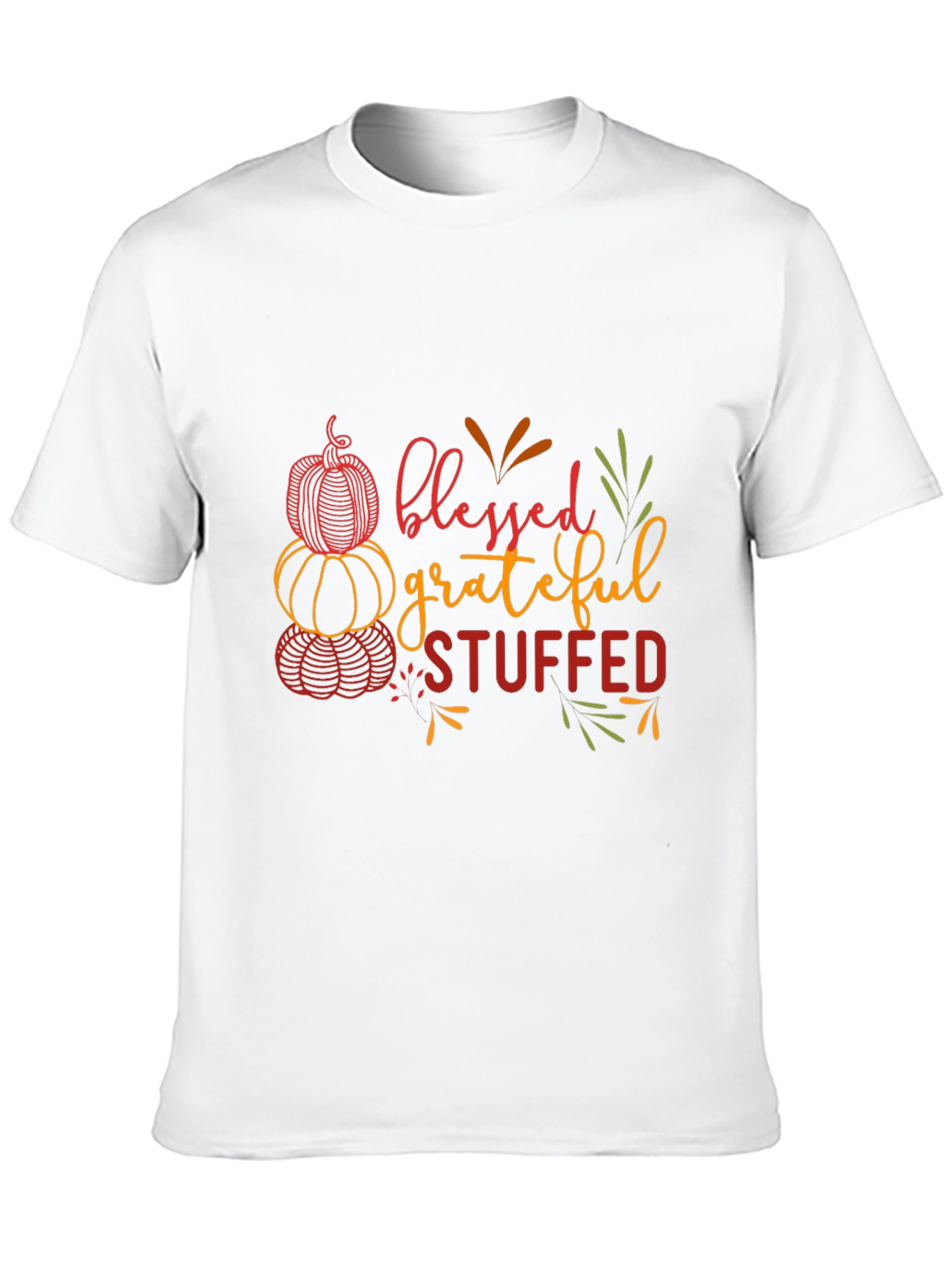 Blessed Grateful Stuffed Thanksgiving T-Shirt