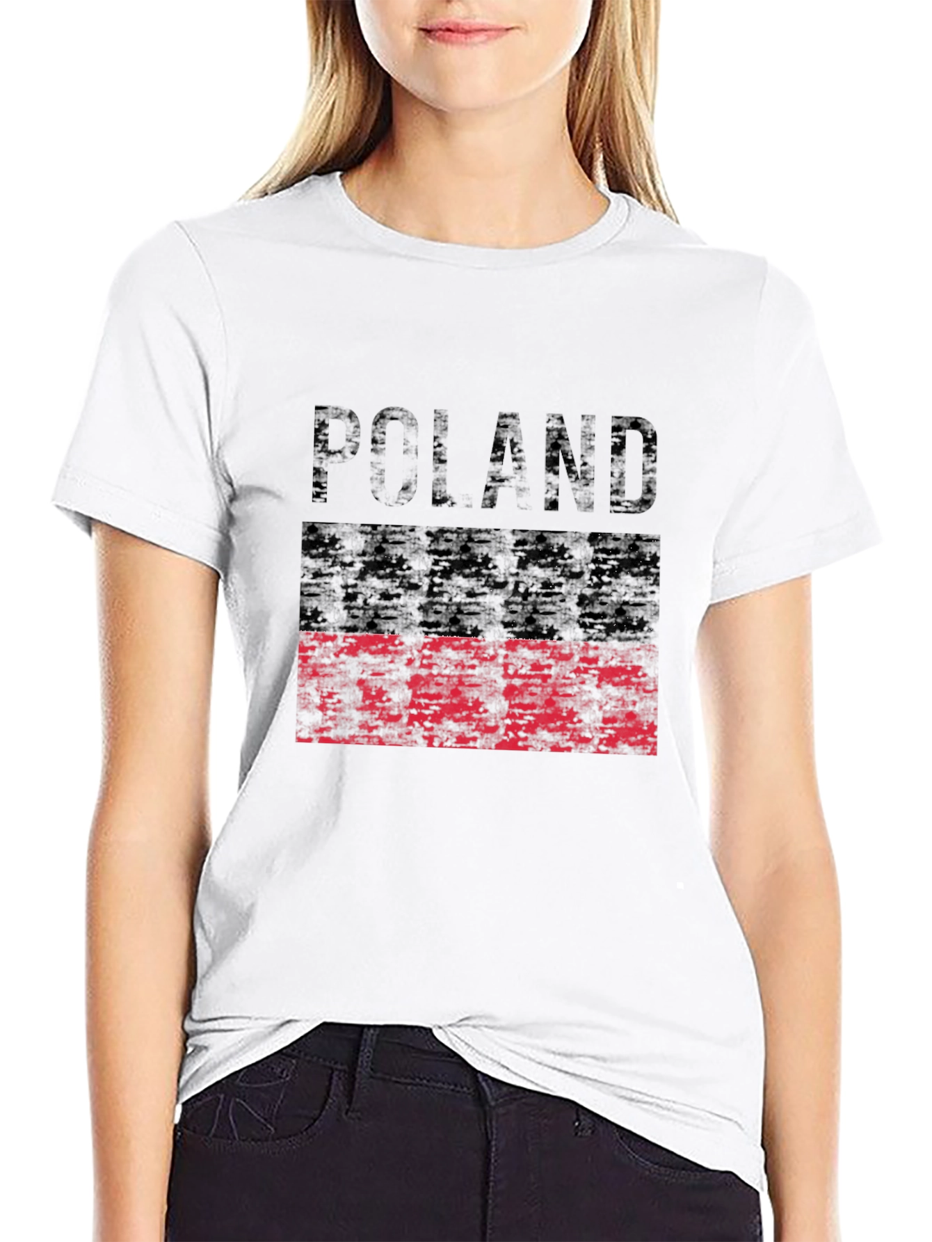Poland Flag Graphic T-Shirt