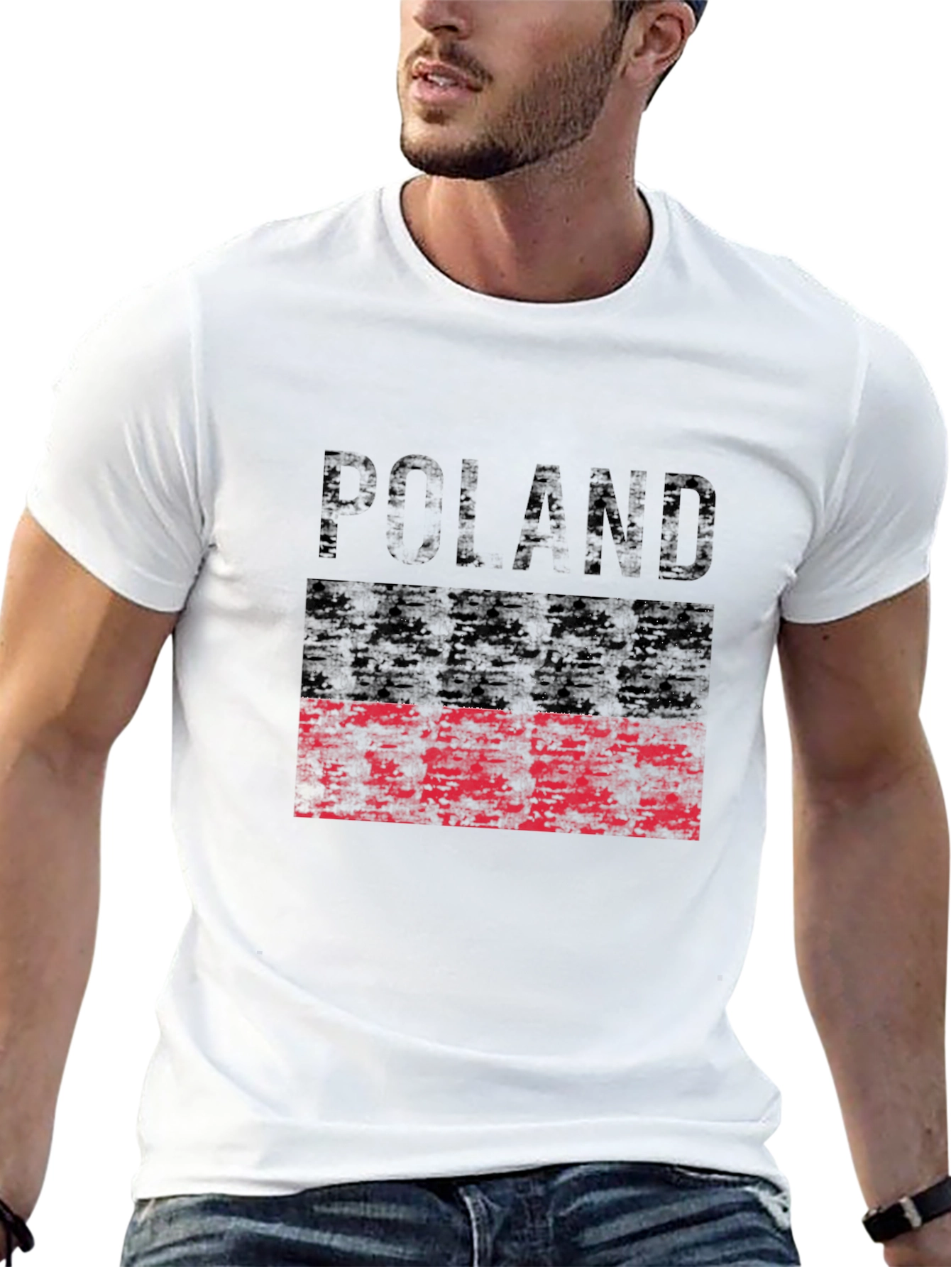 Poland Flag Graphic T-Shirt