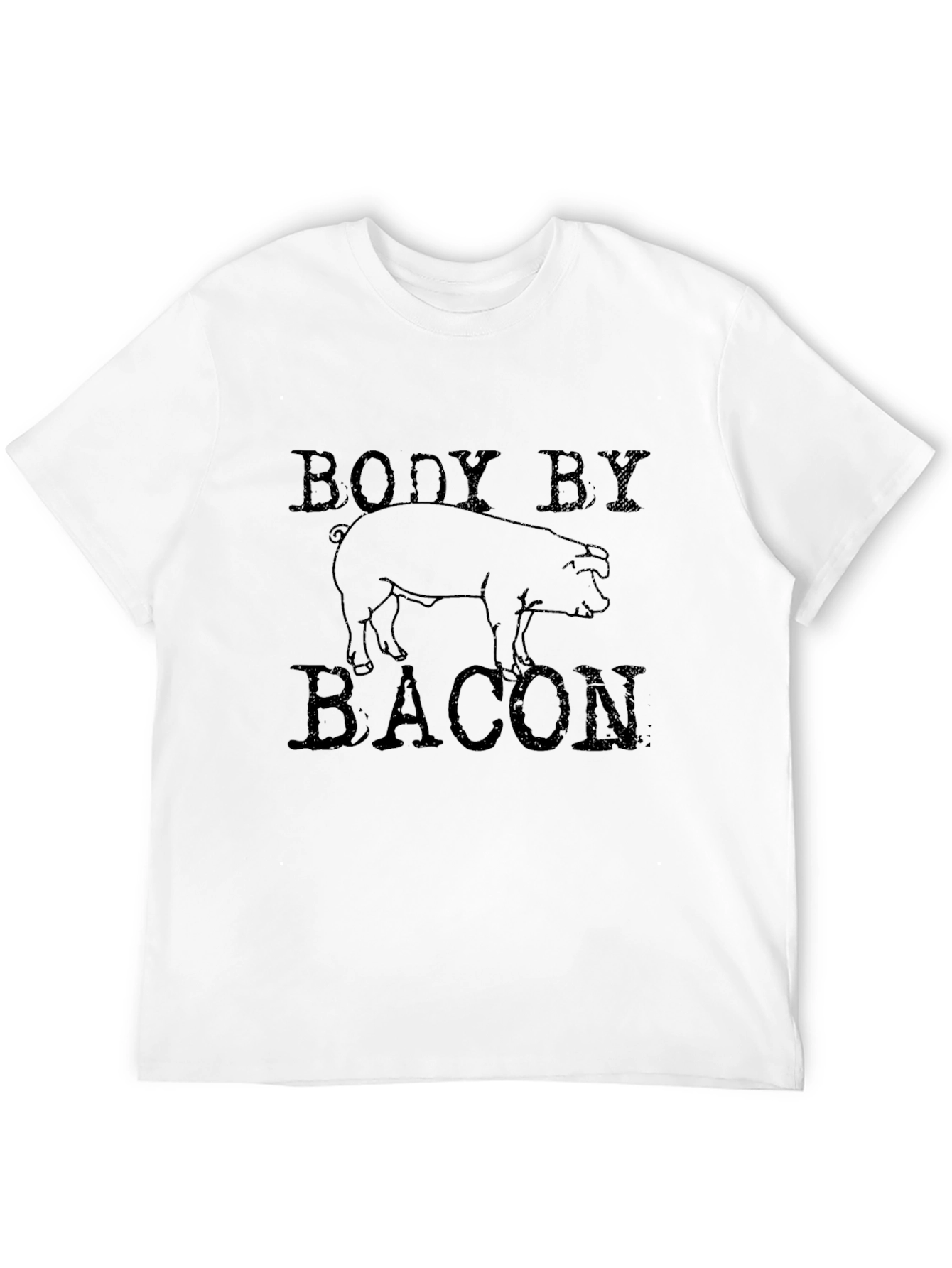 Body By Bacon Black T-Shirt