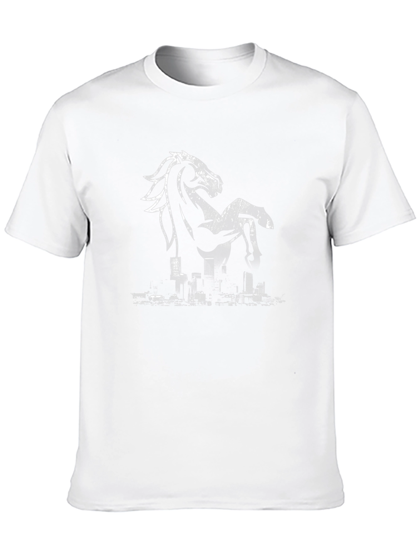 City Horse Graphic Tee - Urban Style T-Shirt