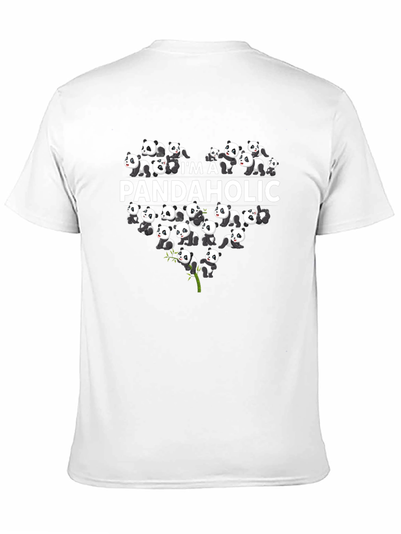 Panda Lover T-Shirt - Im A Pandaholic Tee