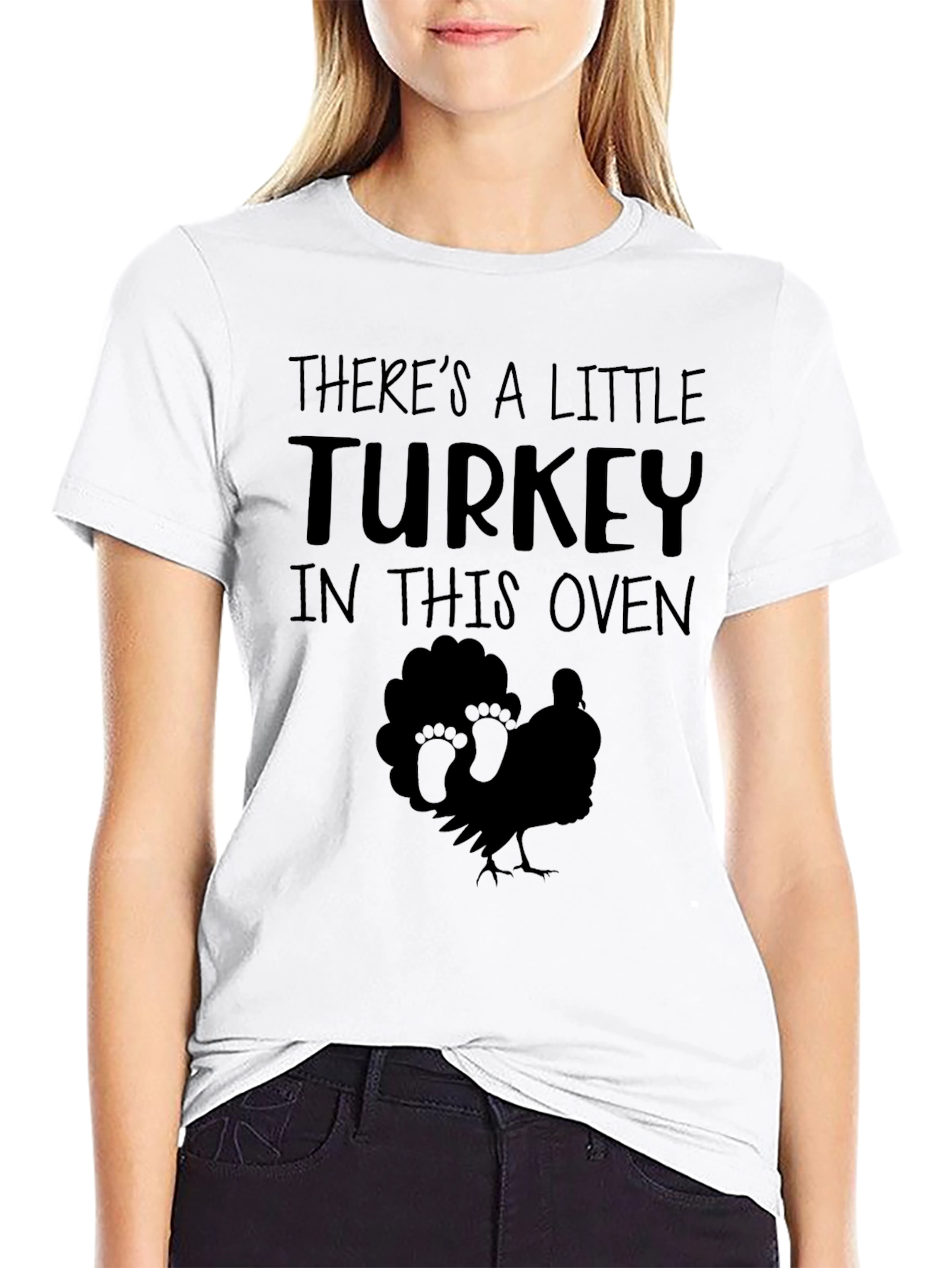 Funny Pregnancy Announcement Turkey T-Shirt