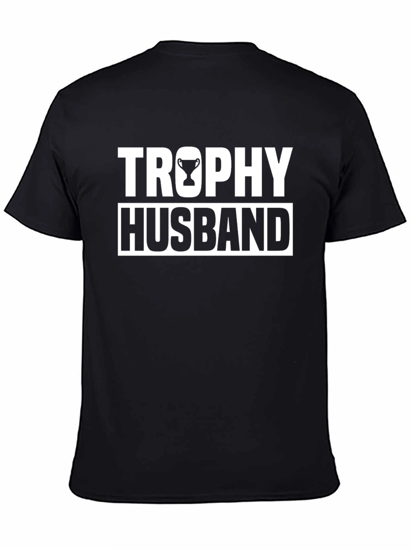 Trophy Husband Graphic Tee - Black