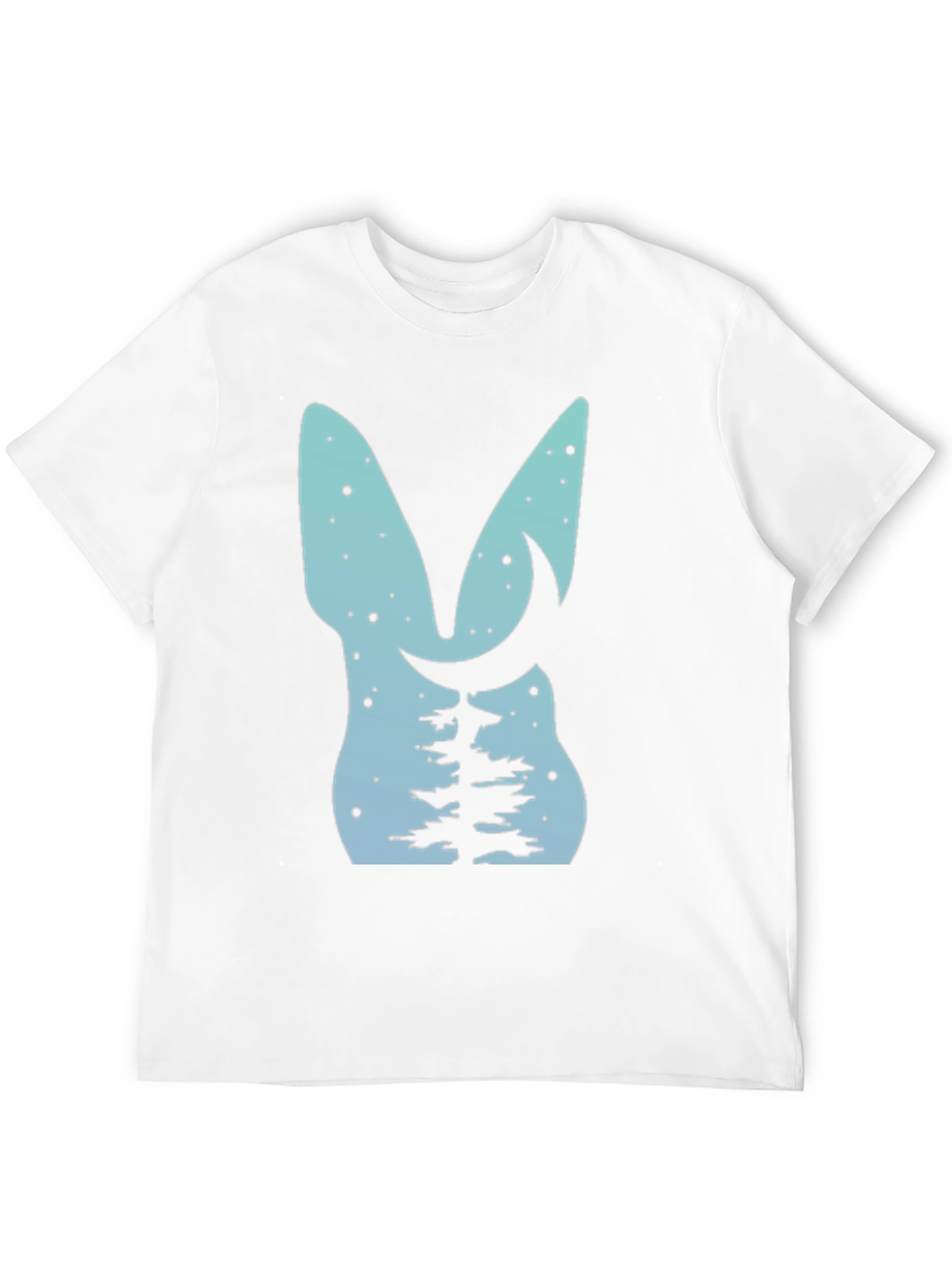 Nature Lovers Tee: Bunny Moon & Tree Design
