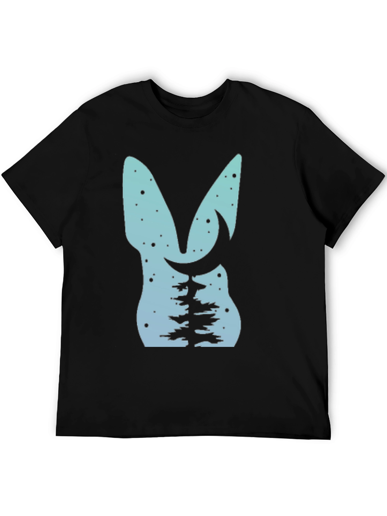 Nature Lovers Tee: Bunny Moon & Tree Design