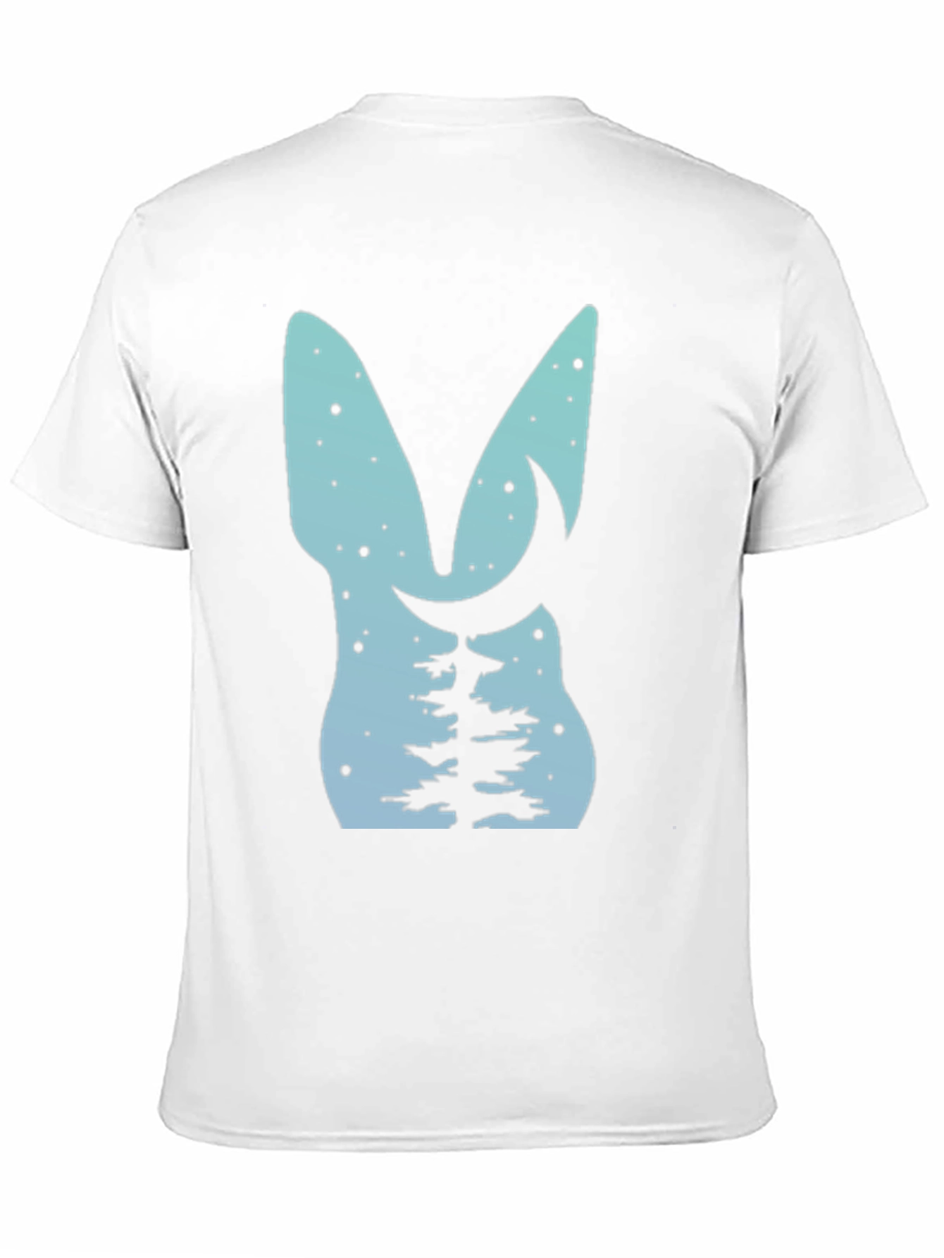 Nature Lovers Tee: Bunny Moon & Tree Design