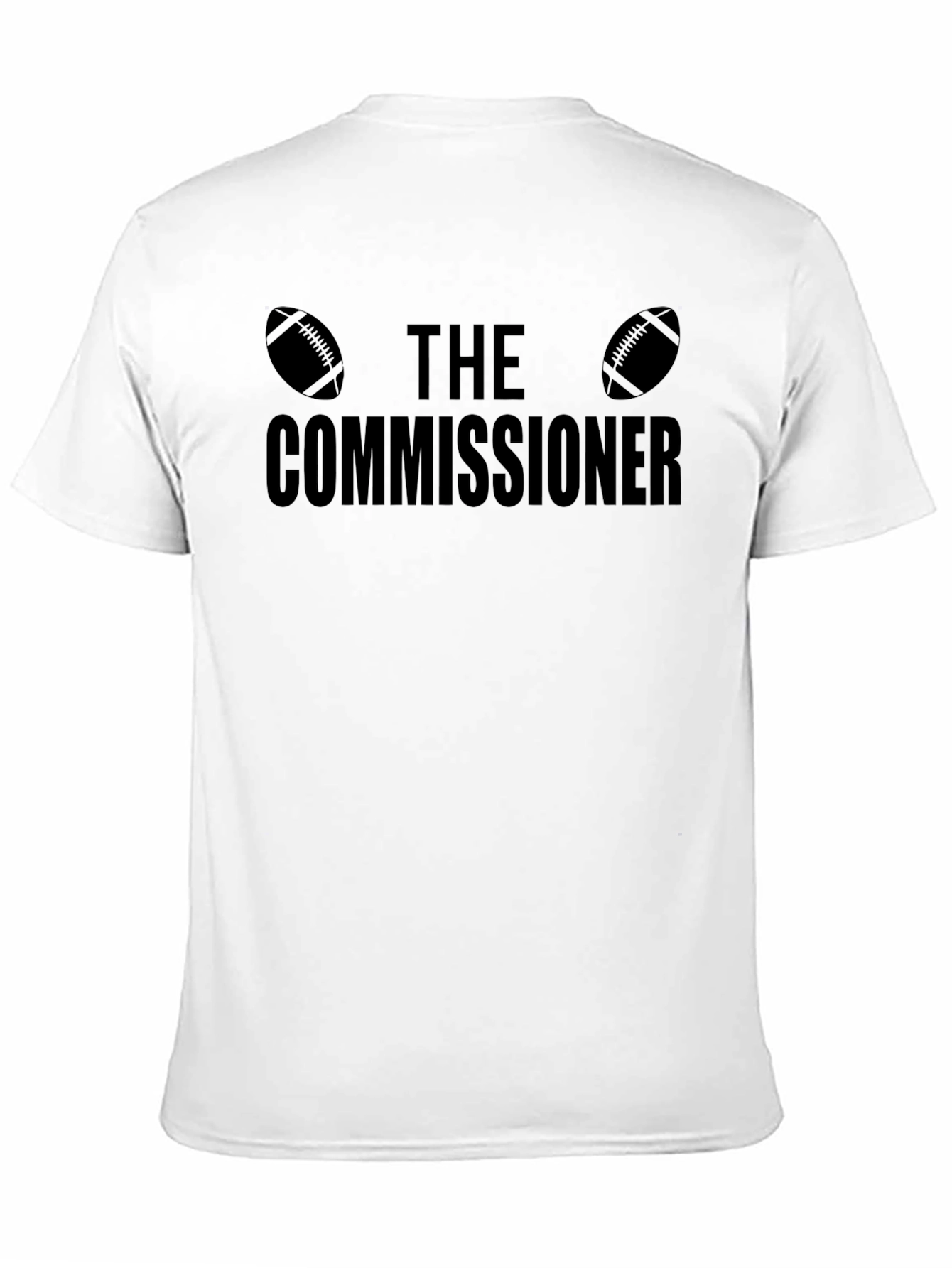 The Commissioner Football T-Shirt - Black
