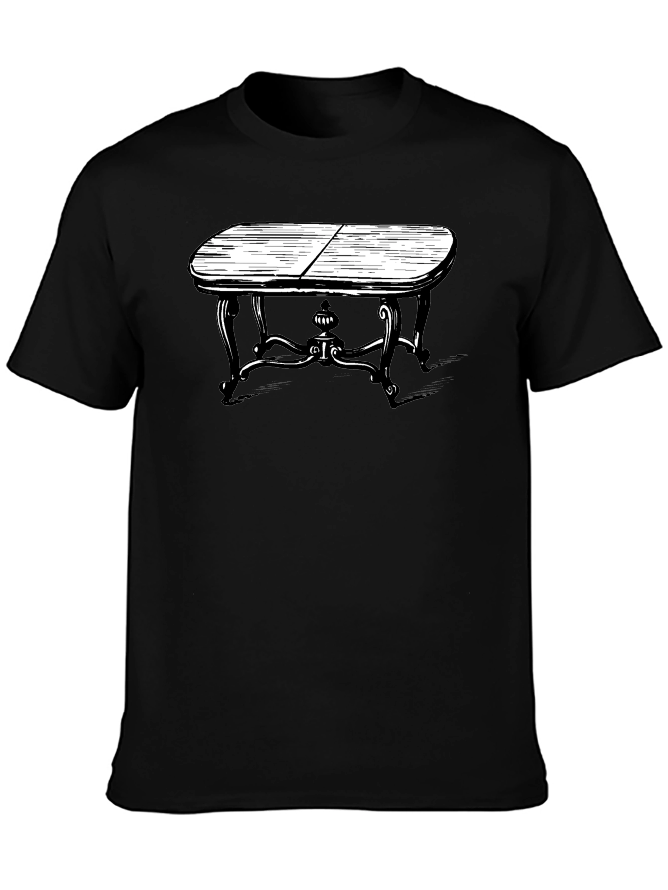 Retro Table Graphic Tee - Classic Black
