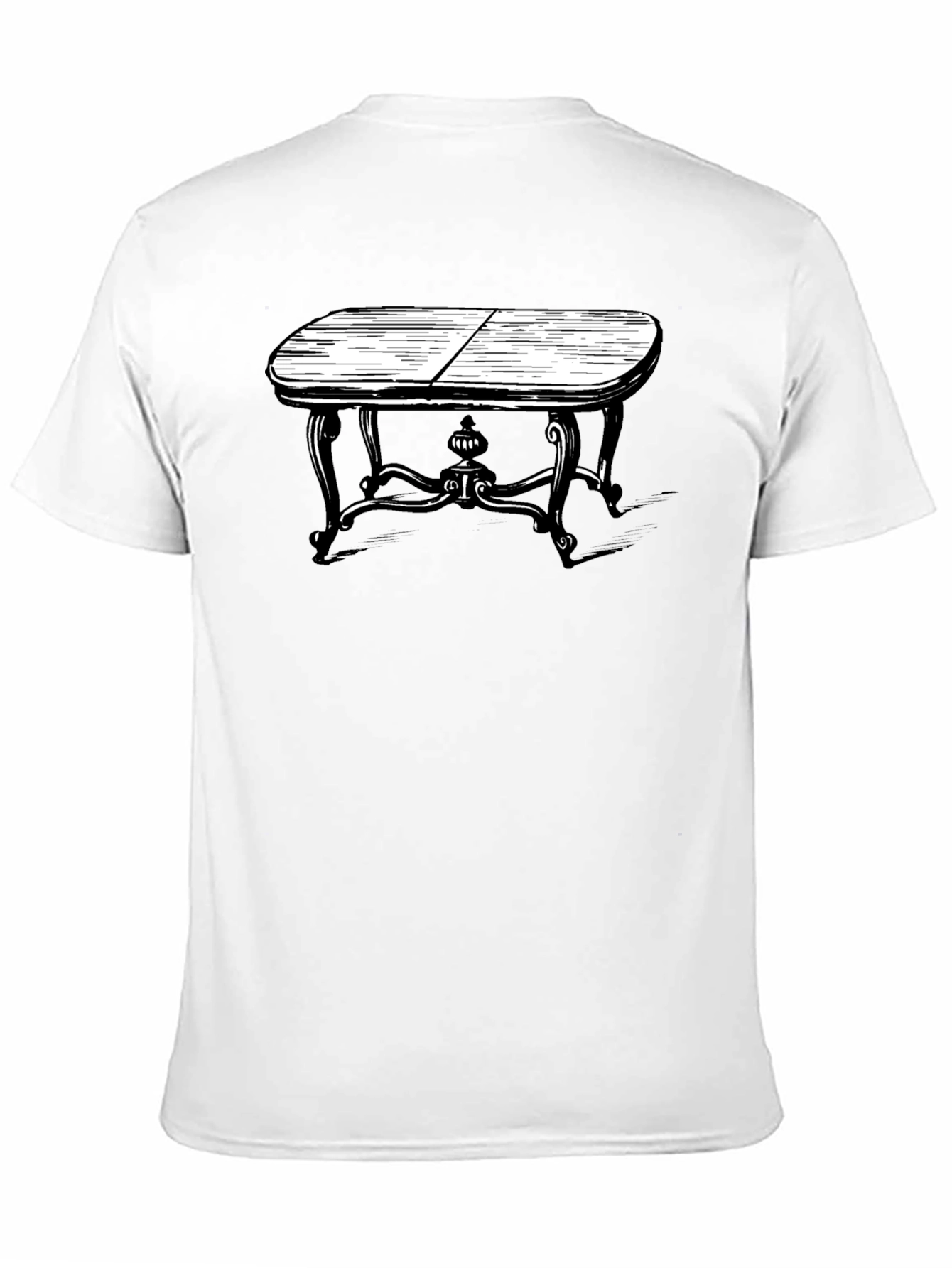 Retro Table Graphic Tee - Classic Black