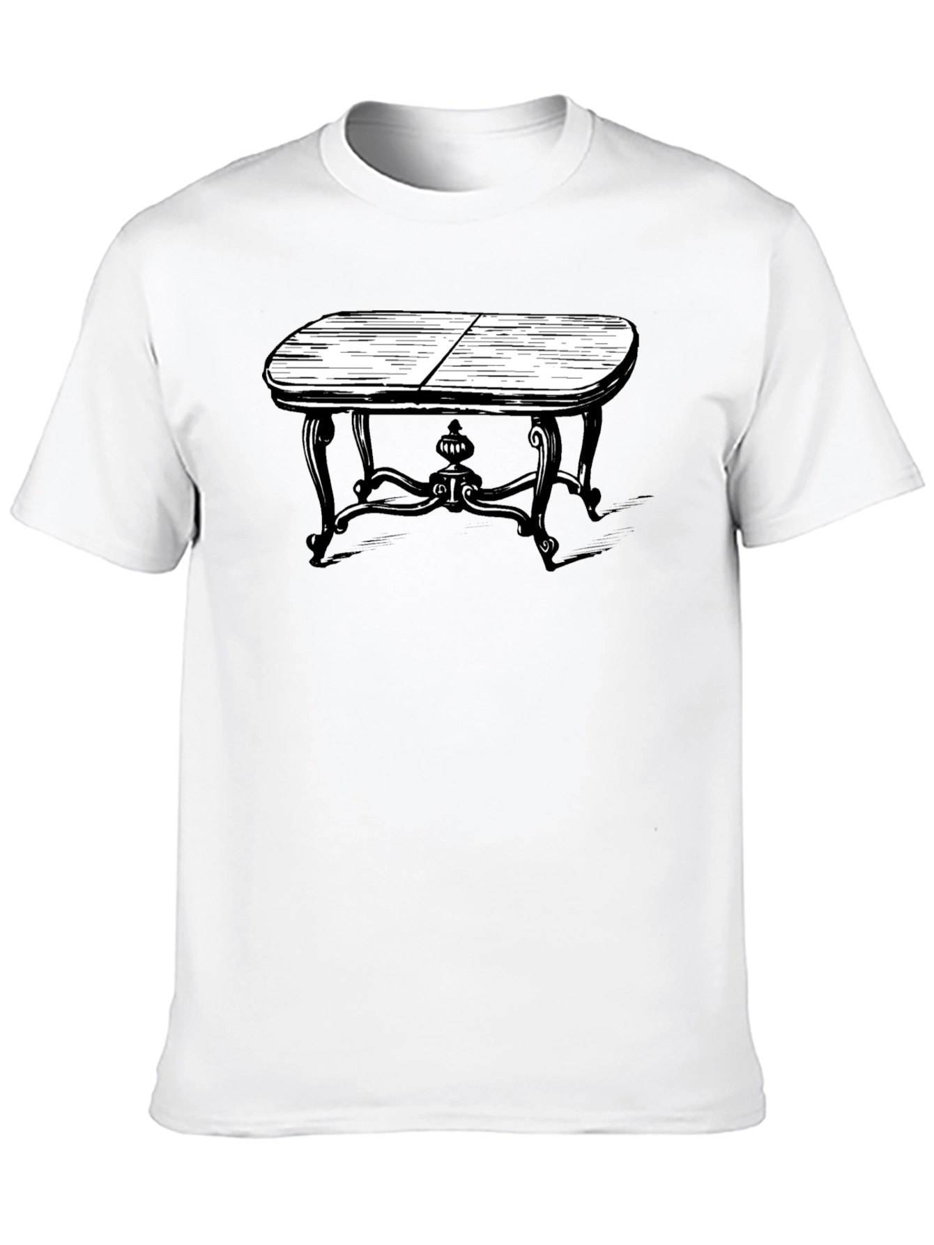 Retro Table Graphic Tee - Classic Black