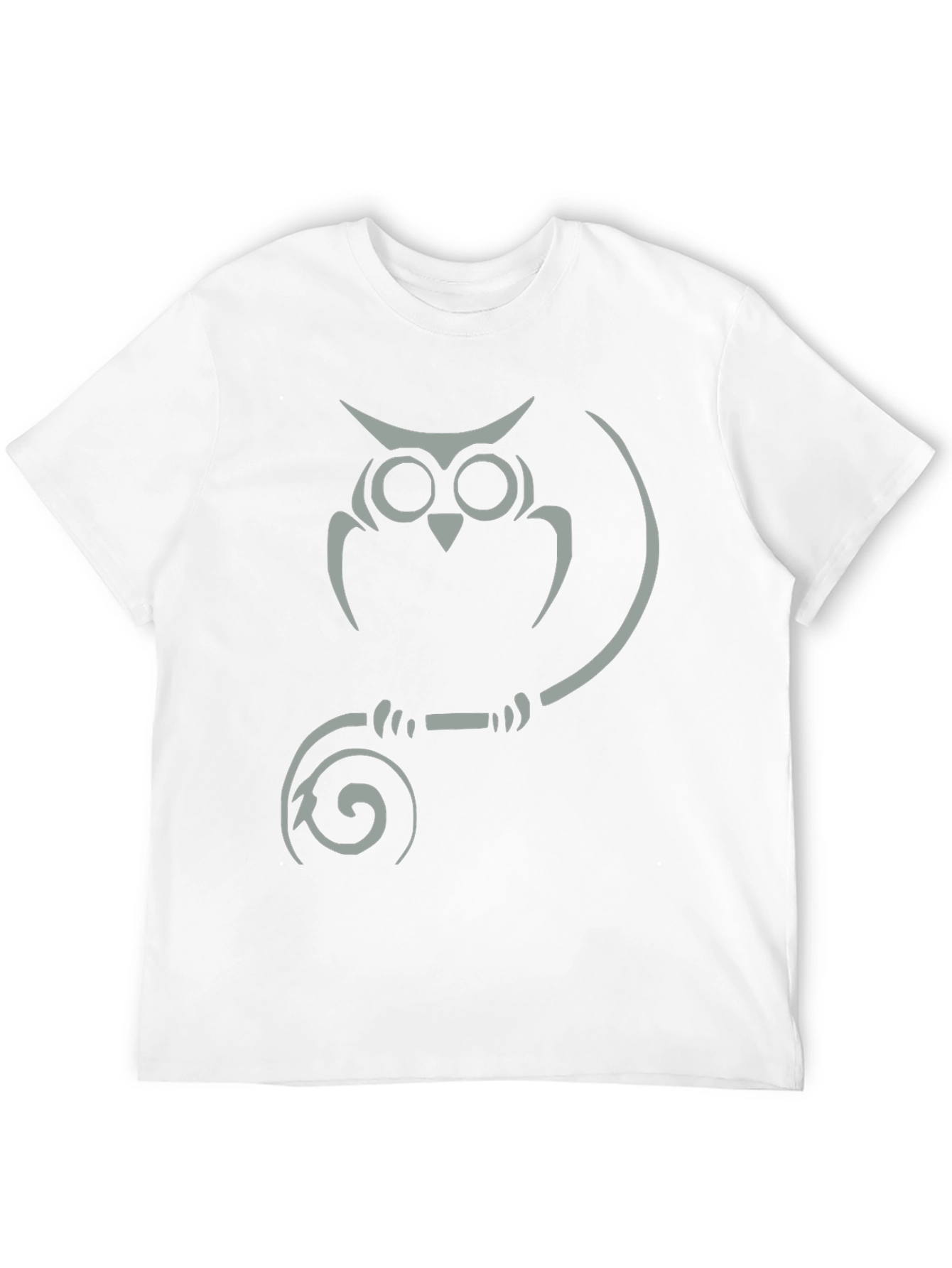 Owl Graphic Tee - Mens Black T-Shirt