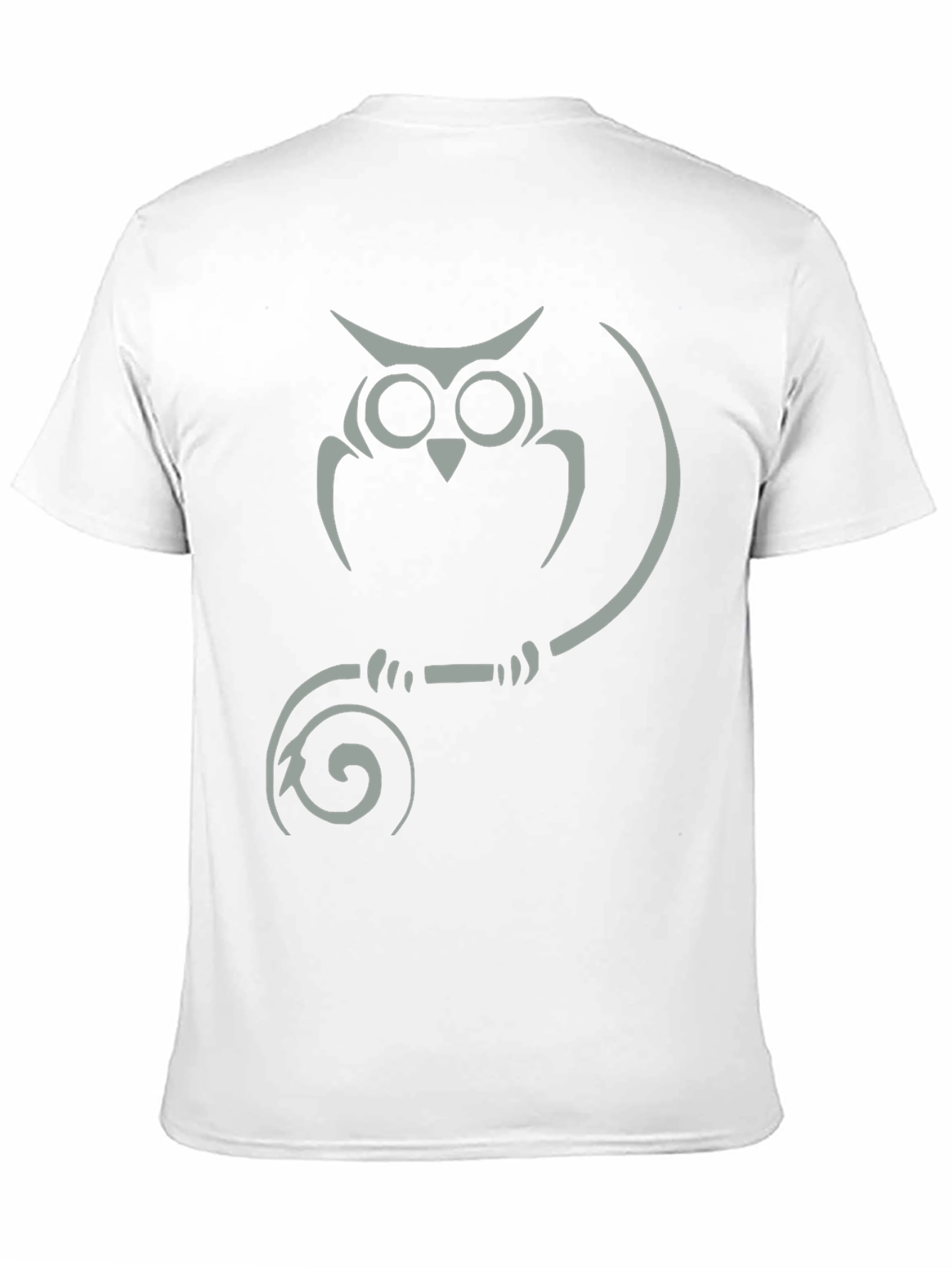Owl Graphic Tee - Mens Black T-Shirt