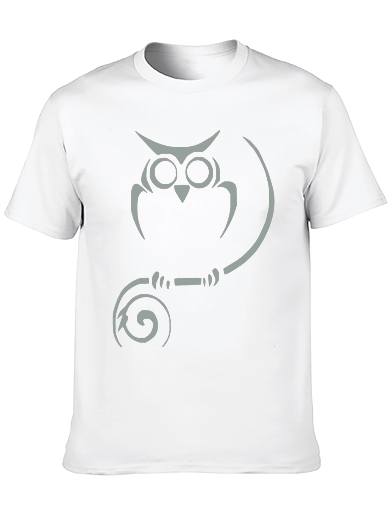 Owl Graphic Tee - Mens Black T-Shirt
