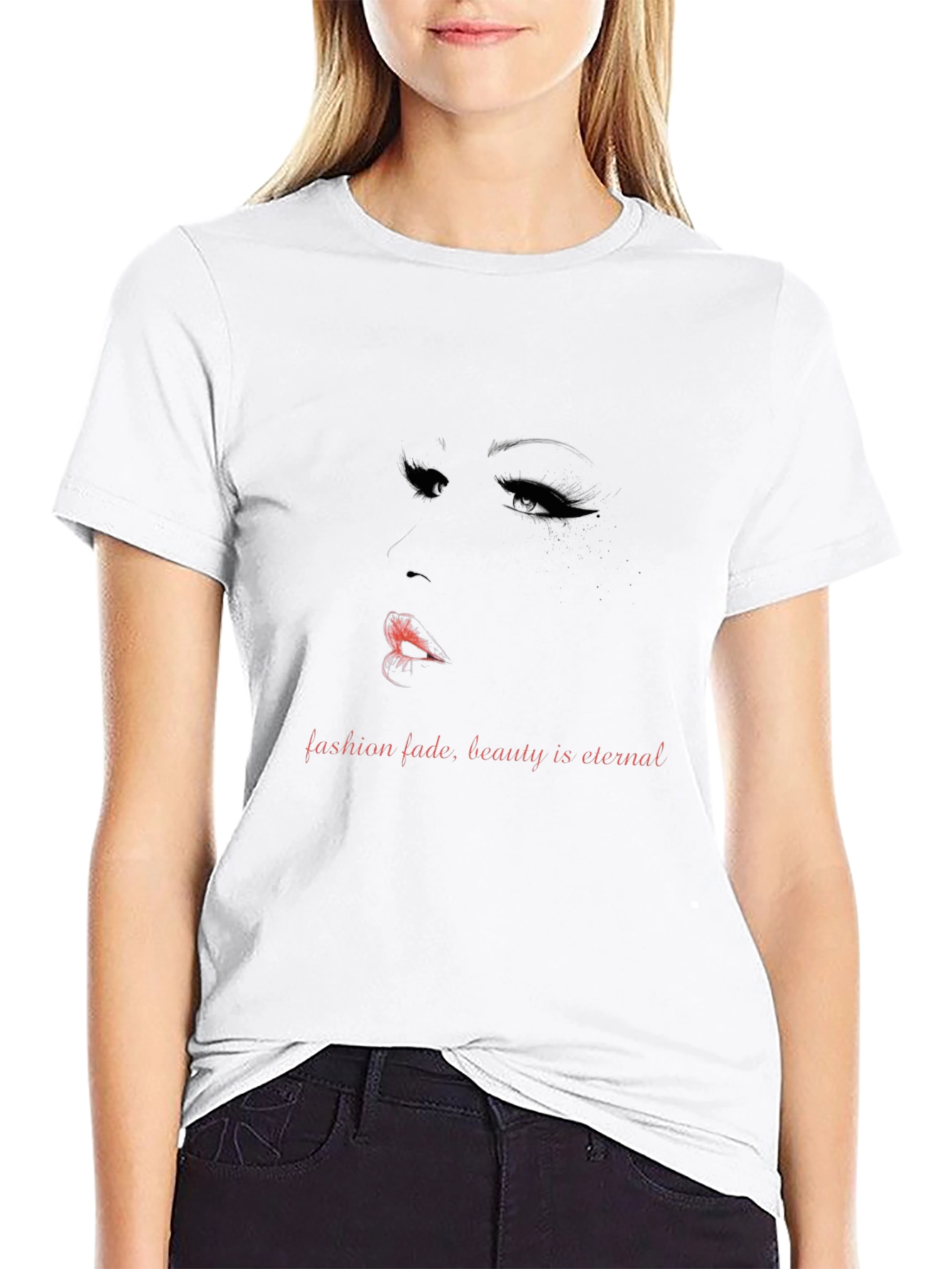Eternal Beauty Graphic Tee - Fashion Statement