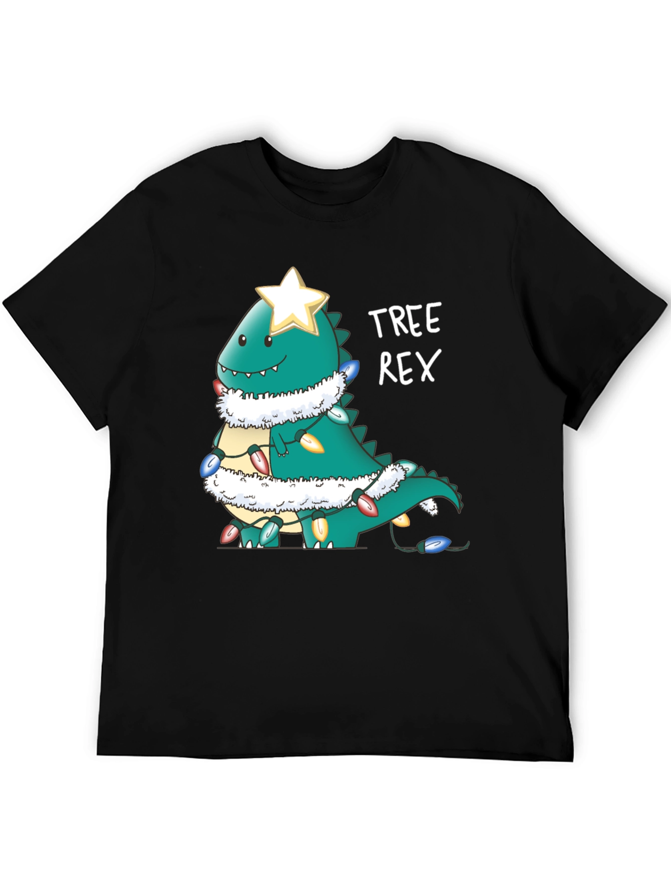 Tree Rex Christmas Dinosaur T-Shirt
