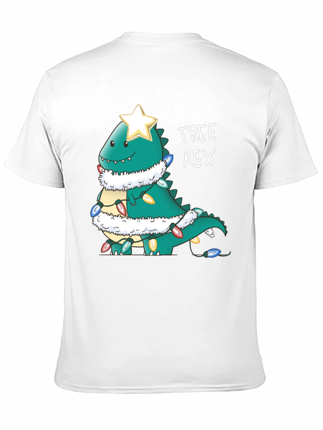Tree Rex Christmas Dinosaur T-Shirt