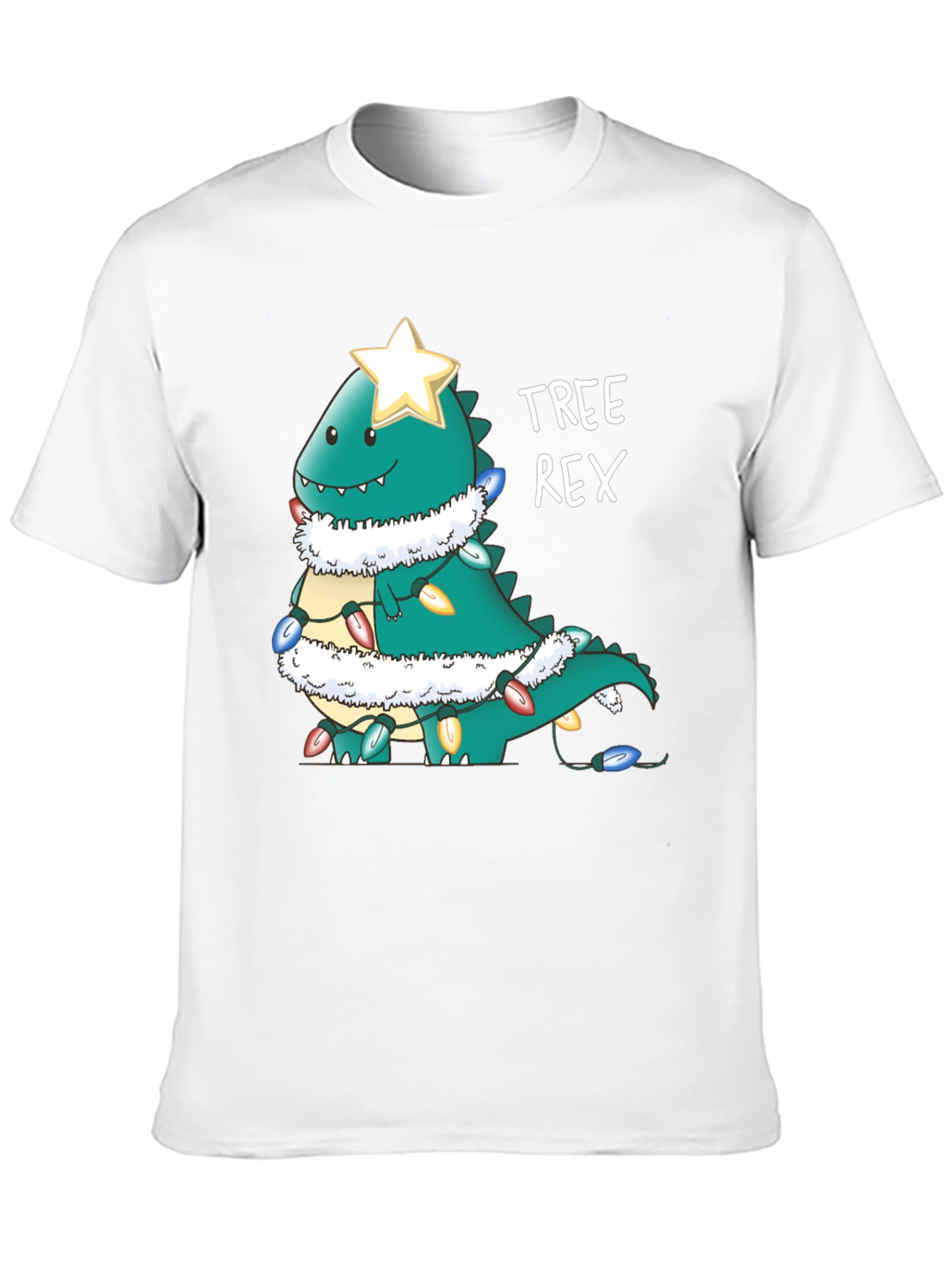 Tree Rex Christmas Dinosaur T-Shirt