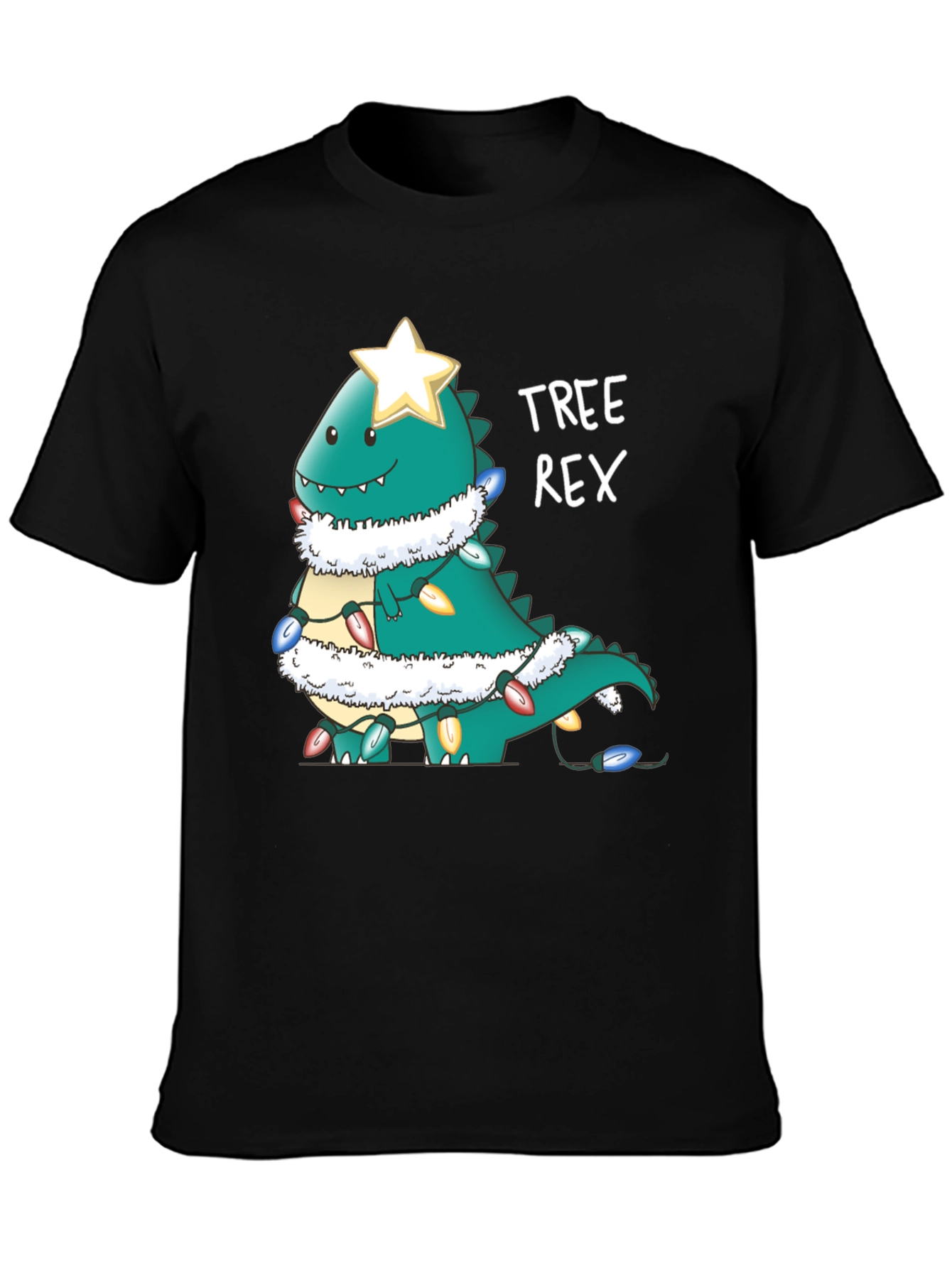Tree Rex Christmas Dinosaur T-Shirt