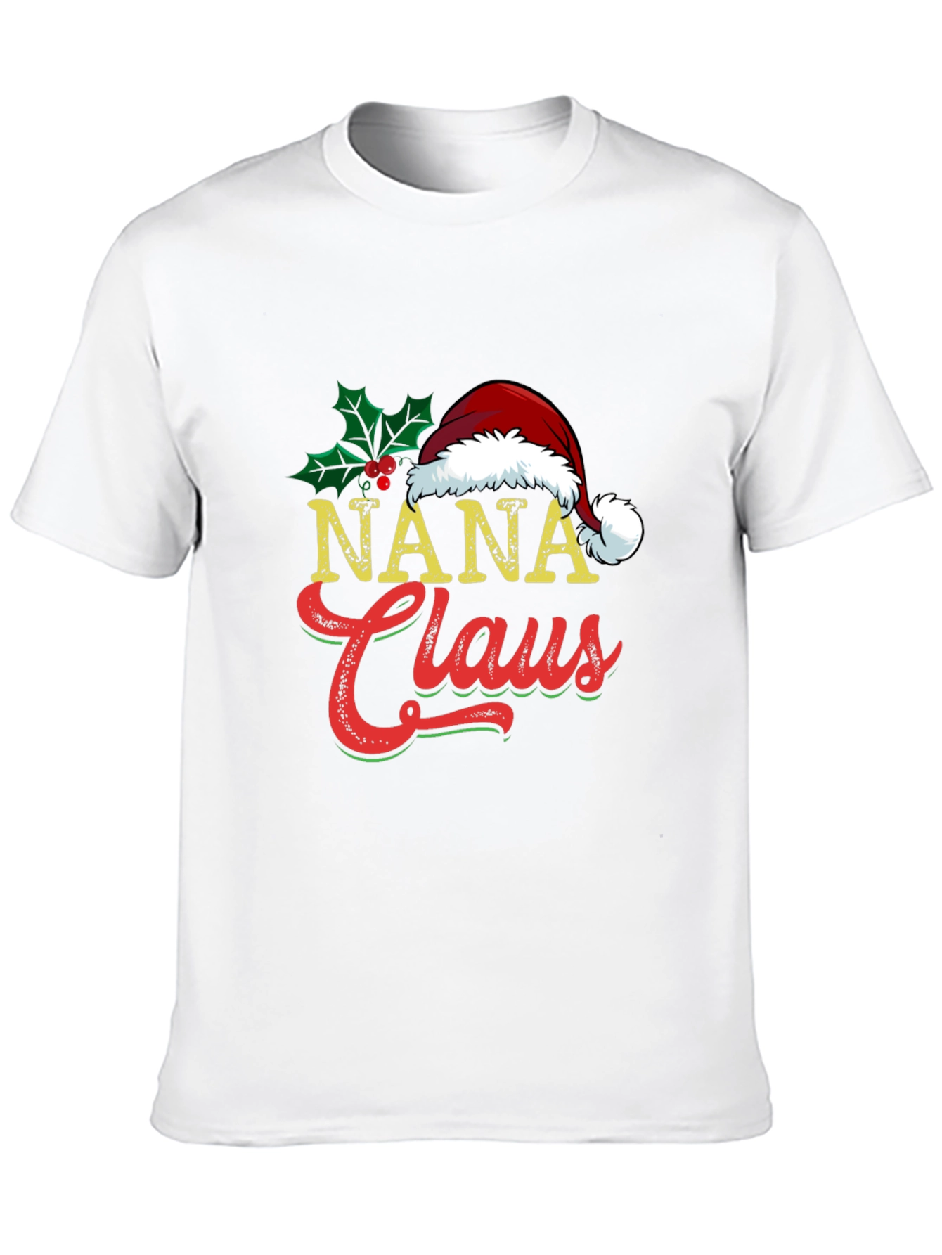 Nana Claus Christmas Graphic T-Shirt