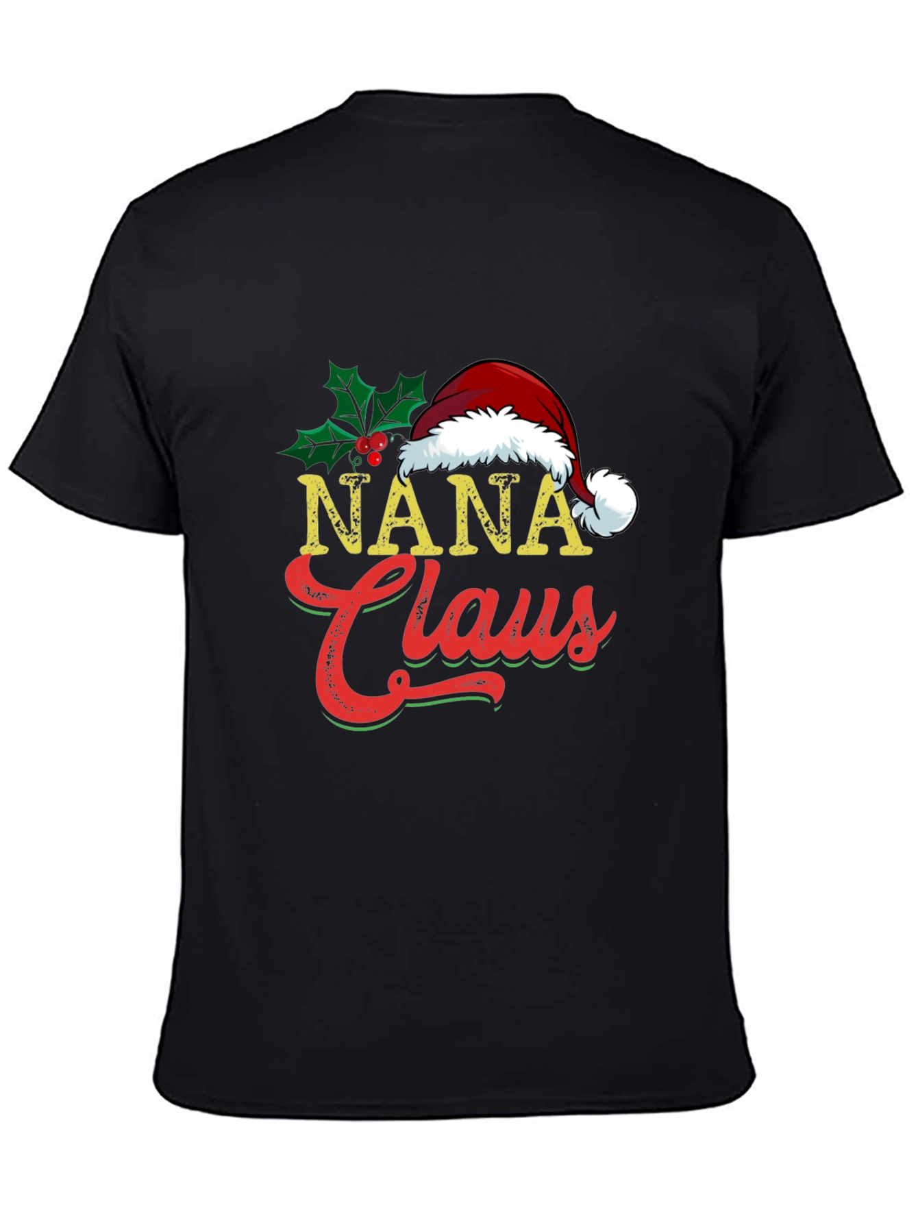 Nana Claus Christmas Graphic T-Shirt