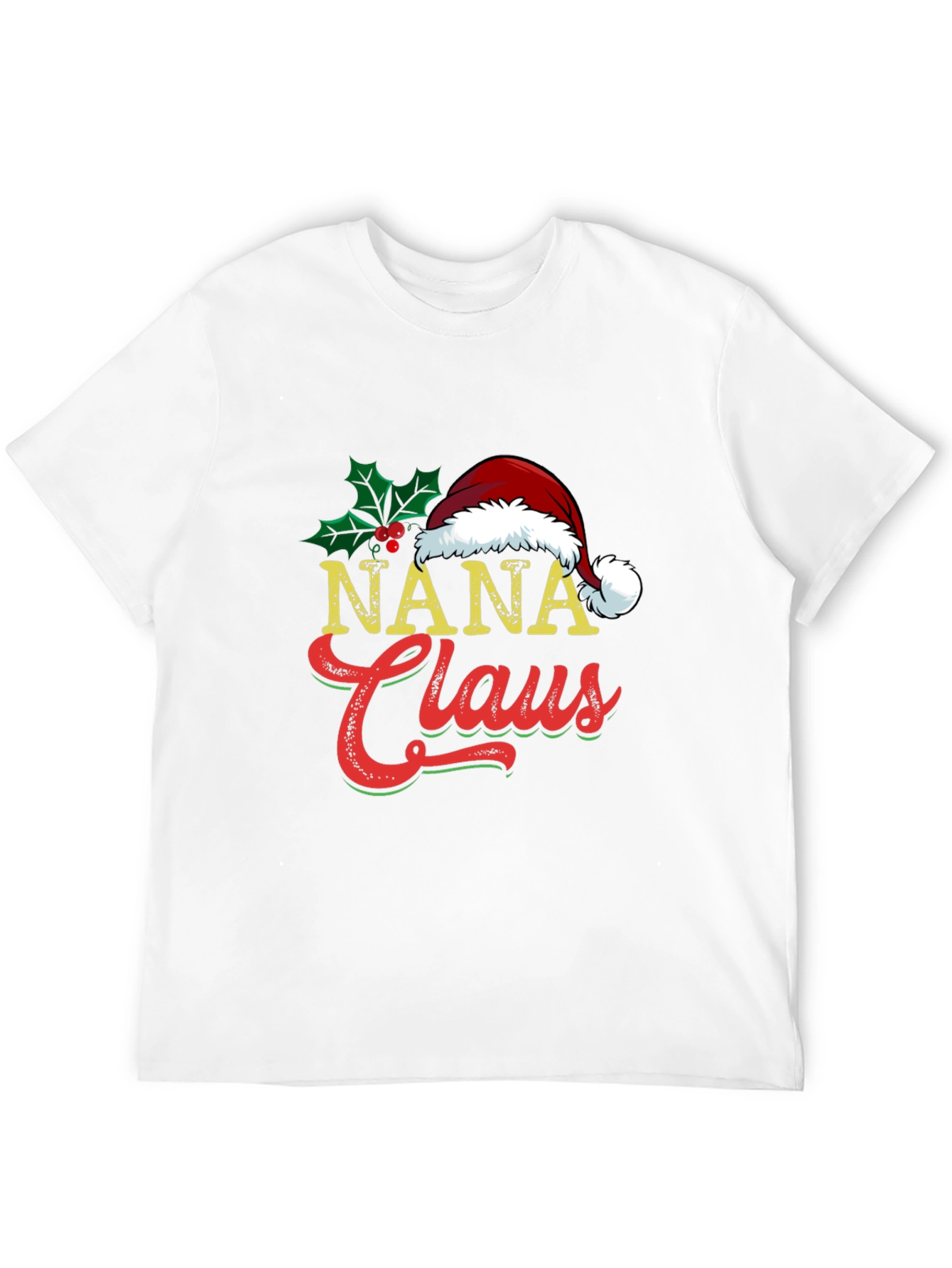 Nana Claus Christmas Graphic T-Shirt